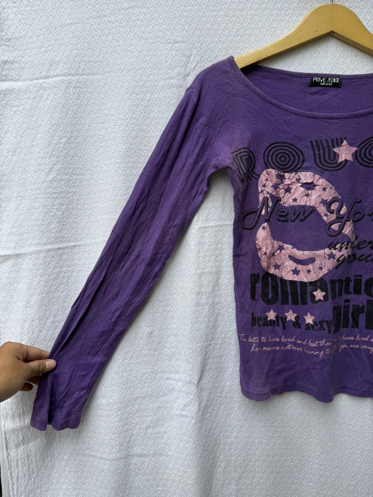 If Six Was Nine Prive Joke Japanese Lips Poem Style Longsleeve Size US XS / EU 42 / 0 - 5 Thumbnail