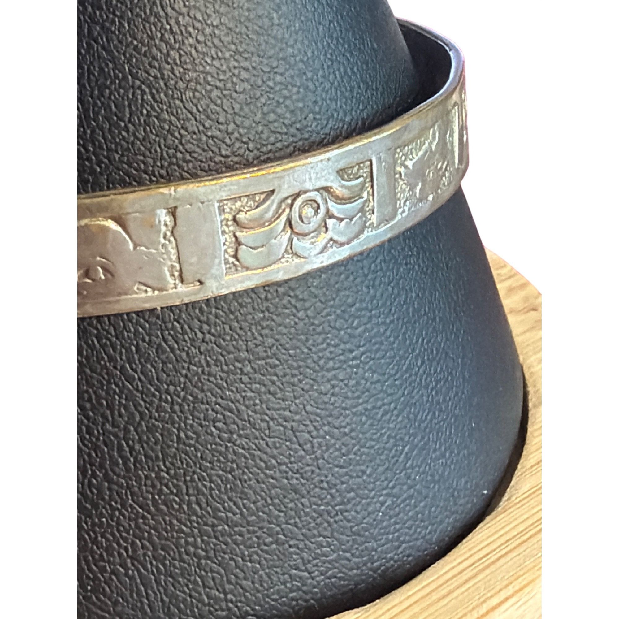 Other Vintage Taxco Mexico Silver Bangle Bracelet Aztec Inspired M Size ONE SIZE - 2 Thumbnail