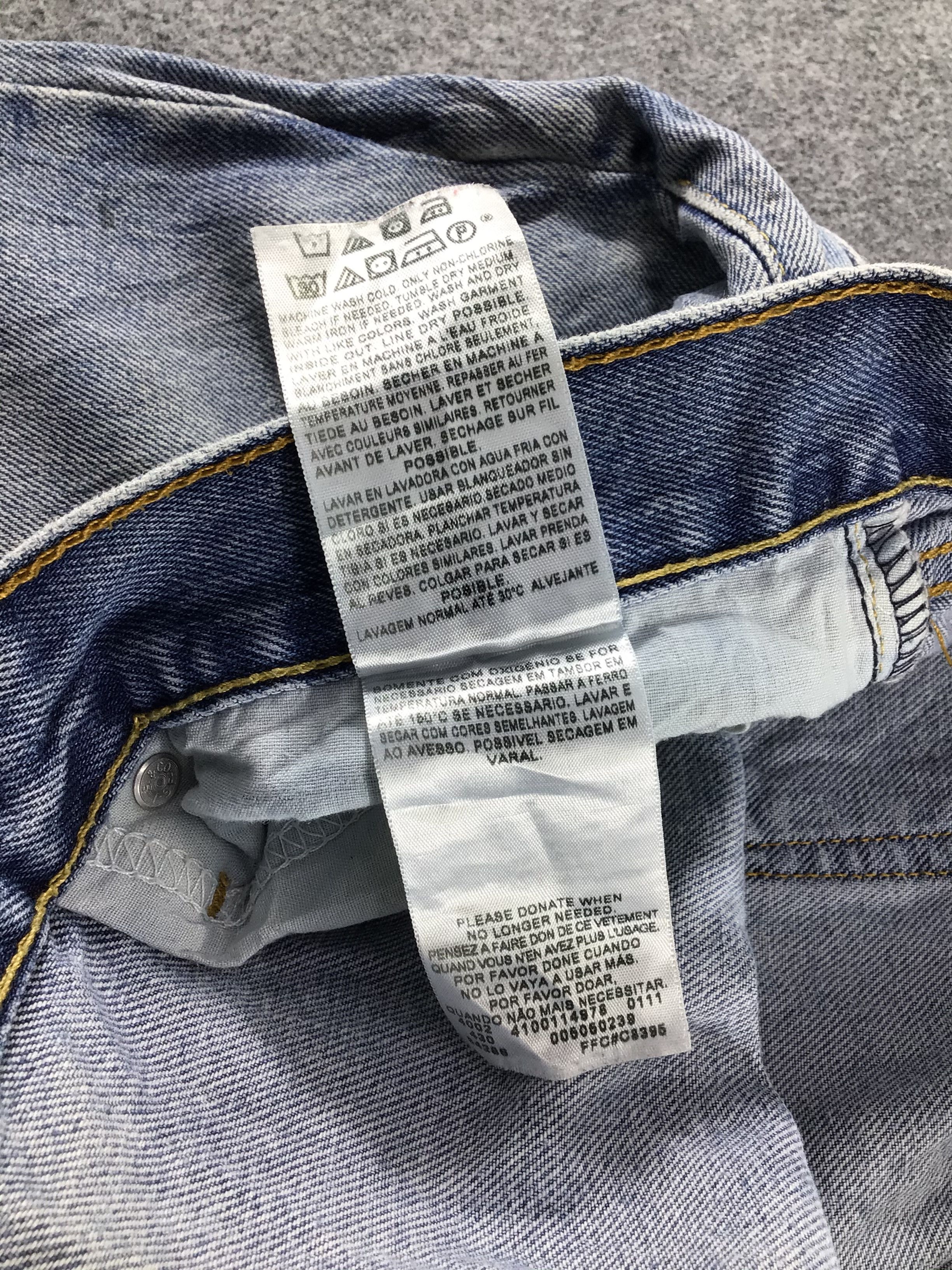 Levi's Vintage Levis 505 Jeans Dirty Blue Wash -J577 Size US 34 / EU 50 - 11 Thumbnail