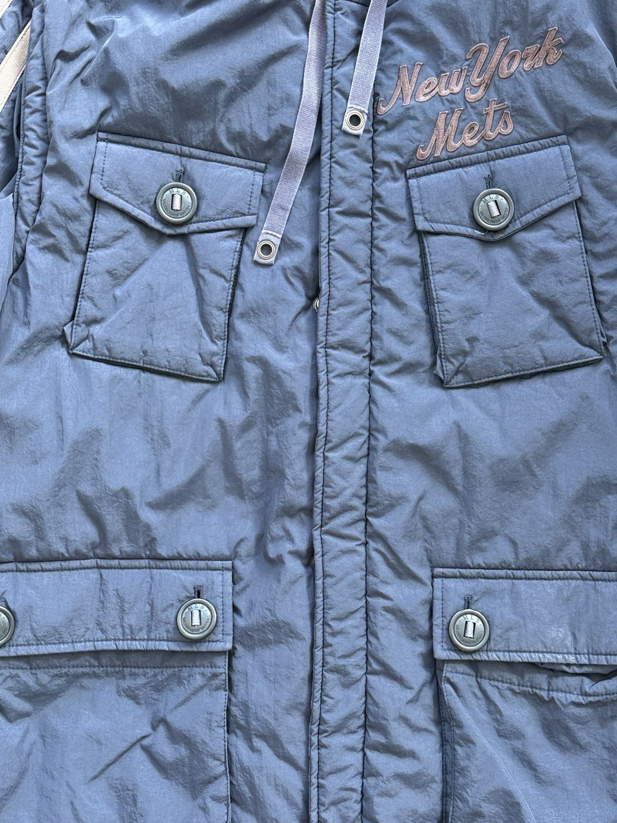 MLB Rare New York Mets MLB Parka Detachable Puffer Vest Size US XL / EU 56 / 4 - 13 Thumbnail