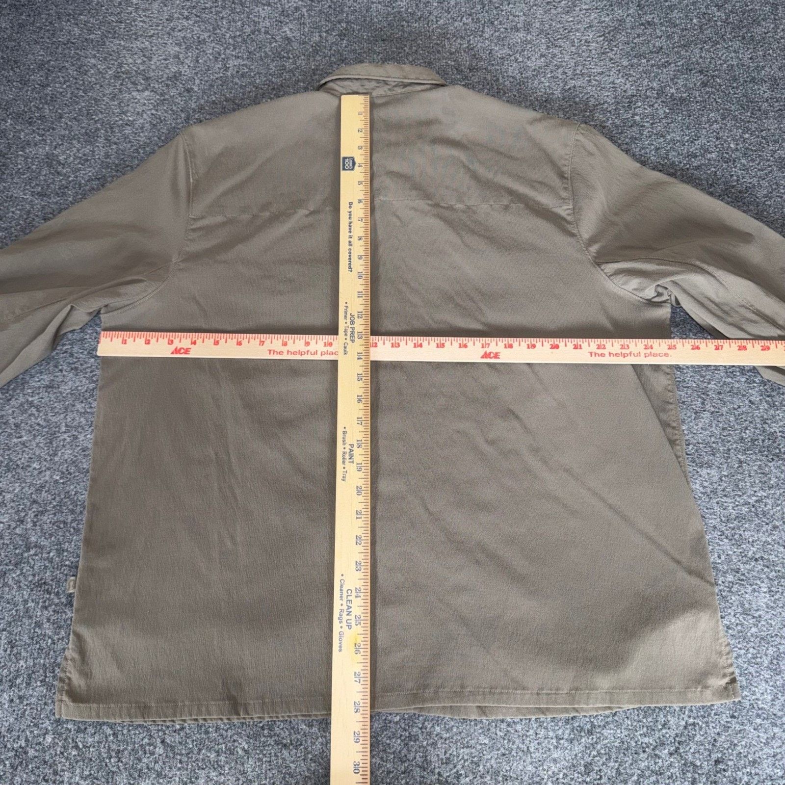 Other Lululemon Mens XL Olive Long Sleeve Button Up Shirt Stretch Size US XL / EU 56 / 4 - 3 Thumbnail