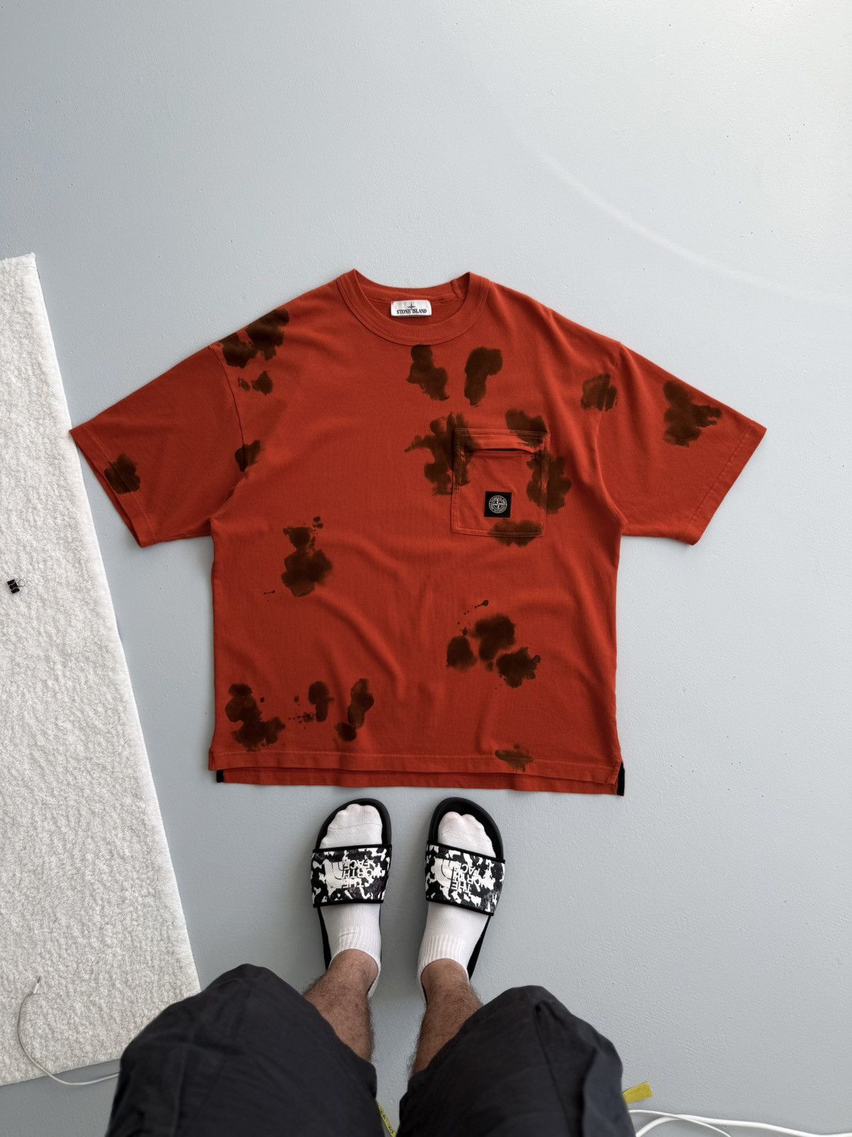 Stone Island Stone Island Tee Tie-Dyed Patch Program Crewneck T-Shirt Size US L / EU 52-54 / 3 - 6 Thumbnail