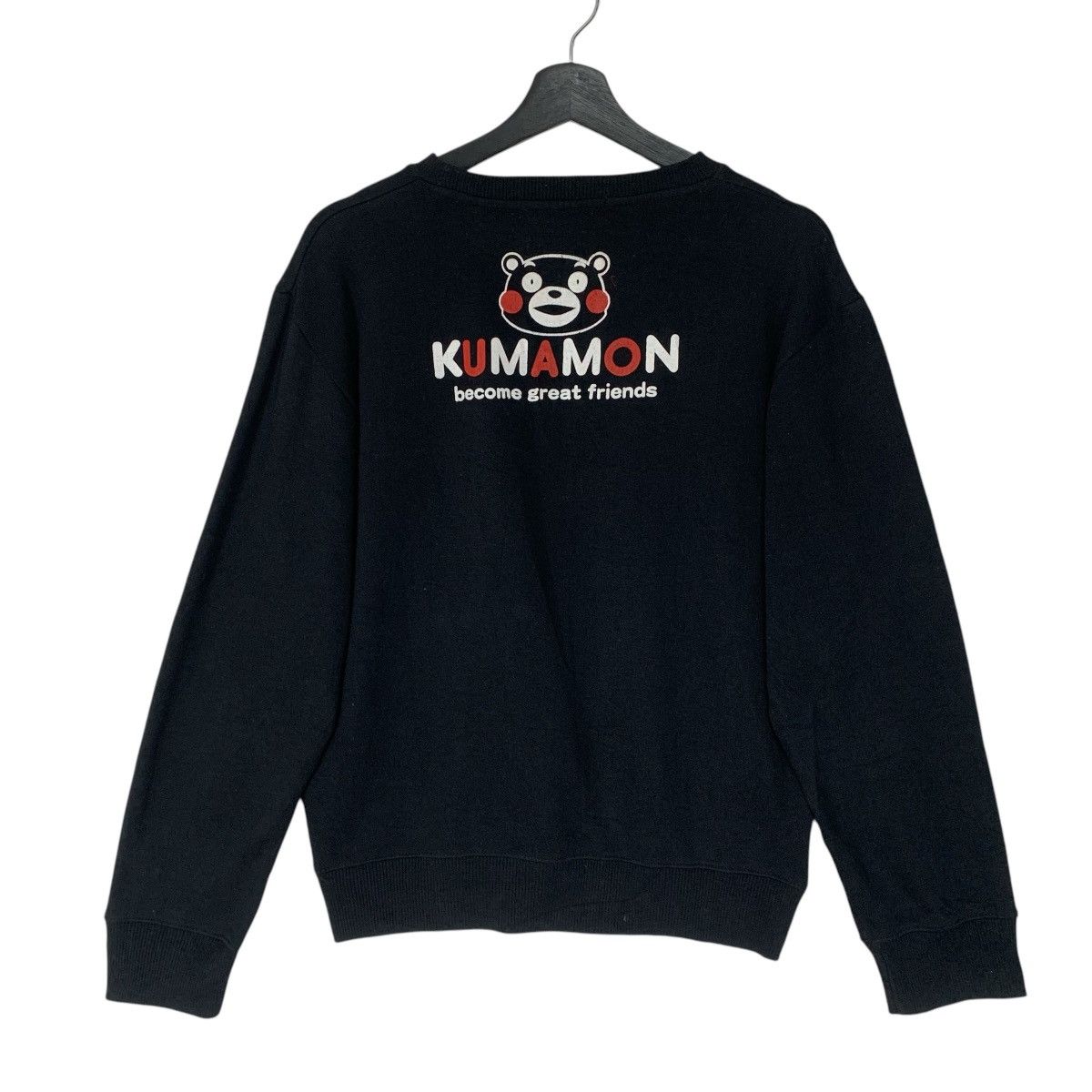 Anime Kumamon BlackBear JapaneseBrand CartoonNetwork Sweatshirt Size US M / EU 48-50 / 2 - 7 Thumbnail