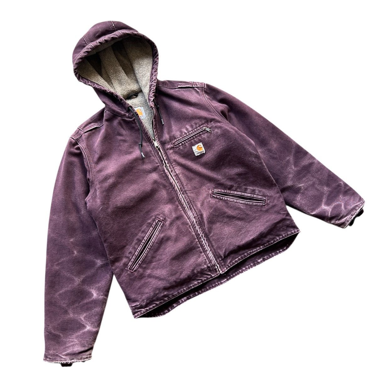Carhartt Vintage Carhartt Sandstone Dyed Purple Jacket Size US S / EU 44-46 / 1 - 2 Thumbnail