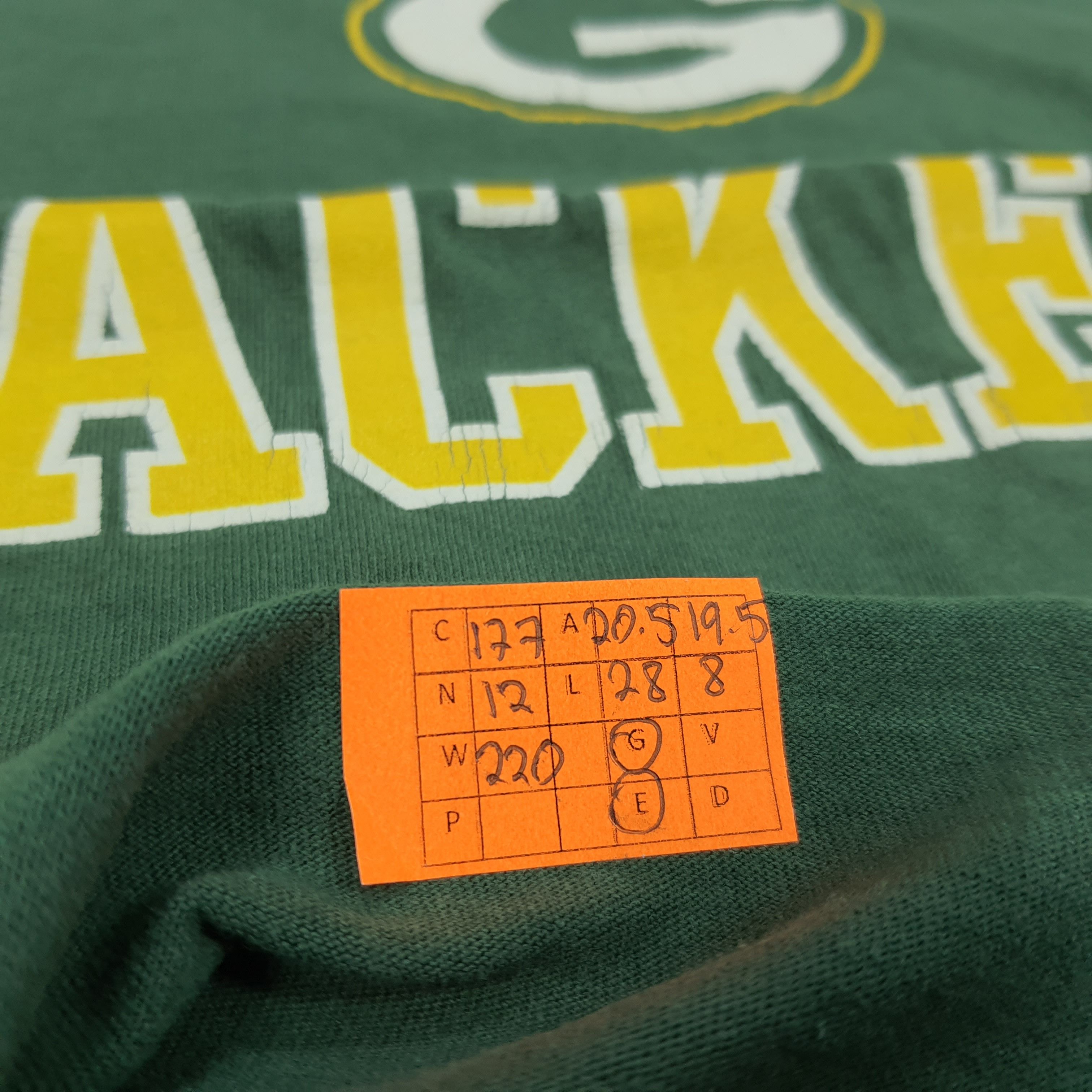 NFL × Vintage Vintage NFL Green Bay Packers Sports Team Tshirt Size US M / EU 48-50 / 2 - 7 Thumbnail