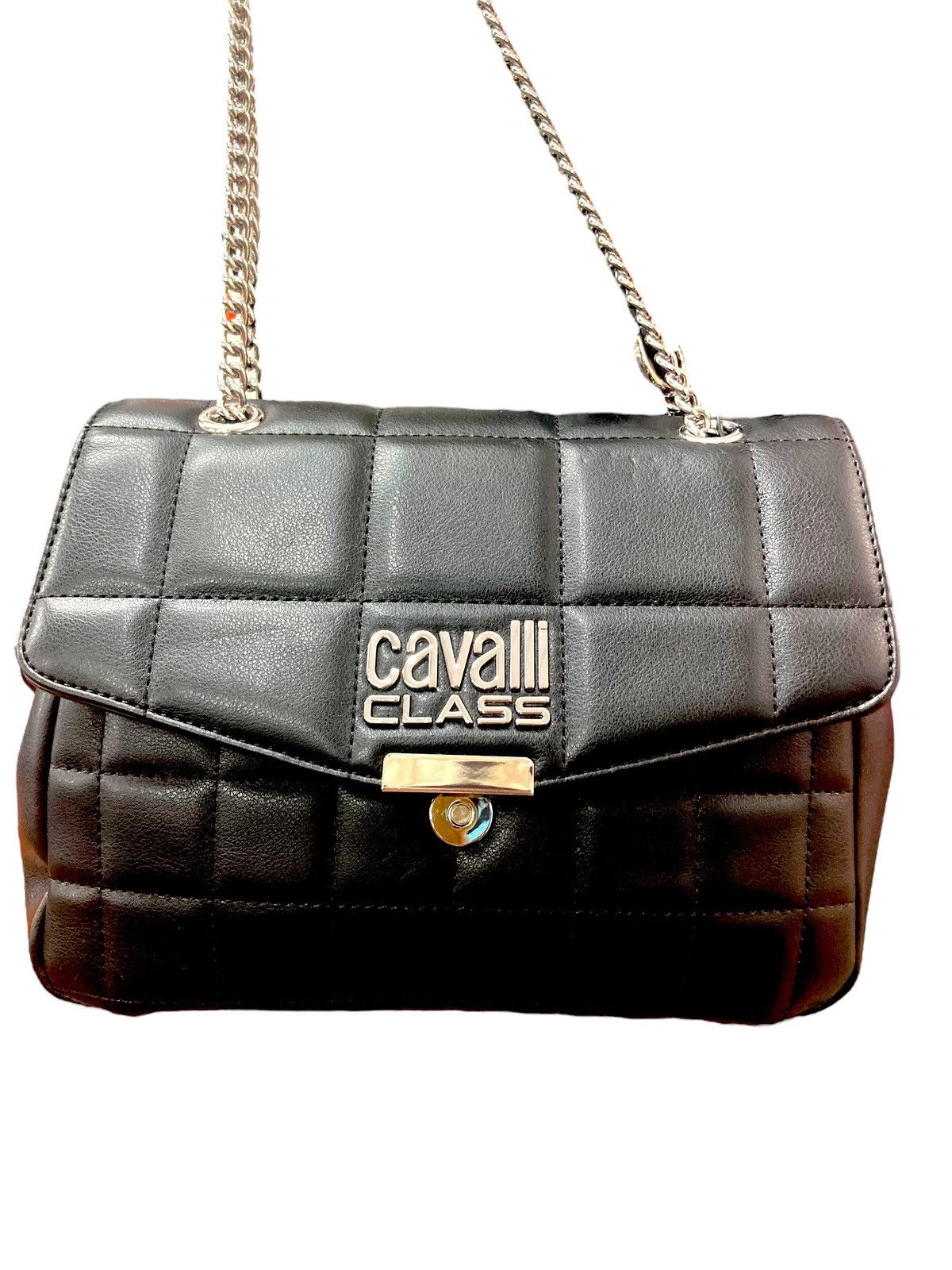 Cavalli Class Cavalli Class Black Quilted Crossbody bag BNWT Size ONE SIZE - 4 Thumbnail