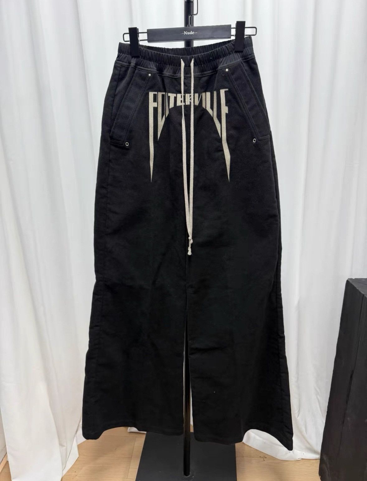 Rick Owens Rick Owens 24AW Embroidered Flared Pants Size US 31 - 1 Thumbnail