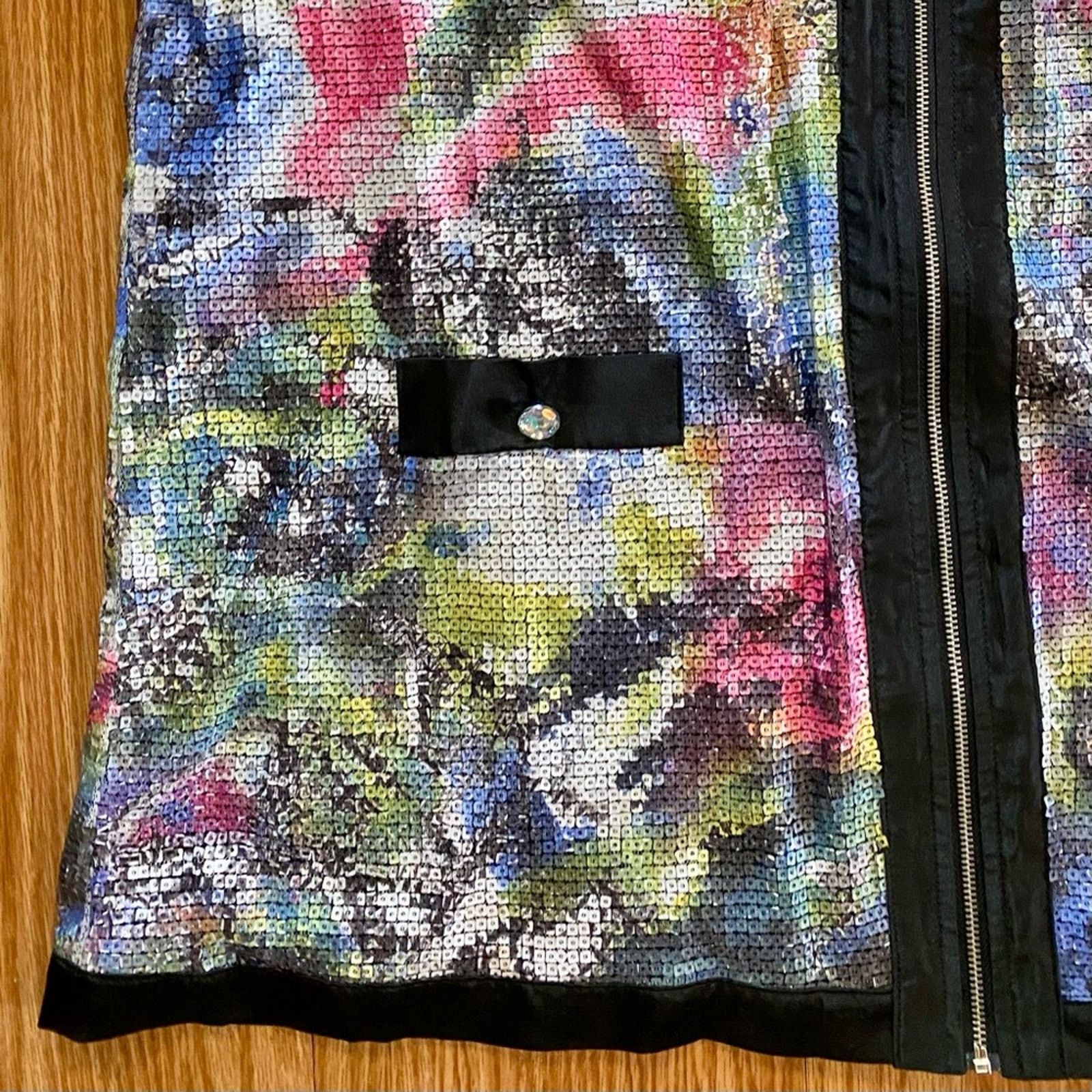 Other Michael Simon Sequin Purple Jacket Womens 1X Plus Size Size XL / US 12-14 / IT 48-50 - 6 Thumbnail