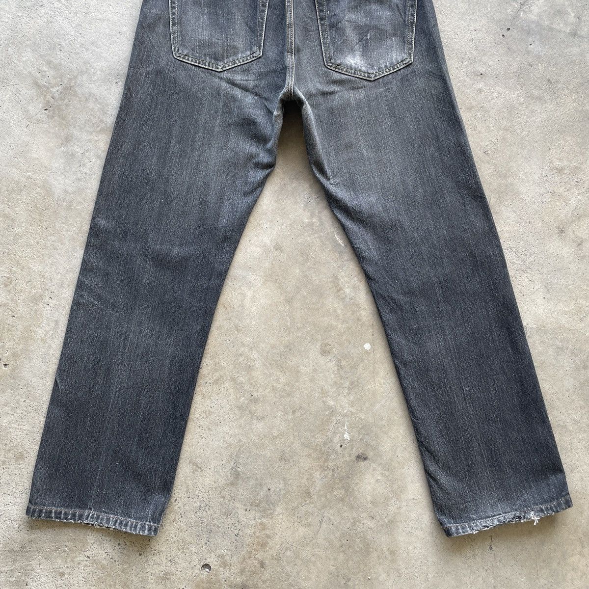 Japanese Brand Vintage Japanese UJ 002 Black Faded Denim Jeans Pants W34 Size US 34 / EU 50 - 12 Thumbnail