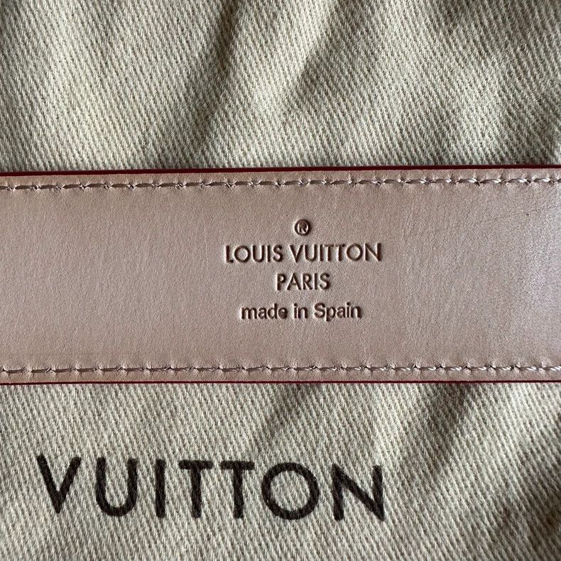 Louis Vuitton Louis Vuitton Patent leather red logo ladies belt belt Size ONE SIZE - 5 Thumbnail