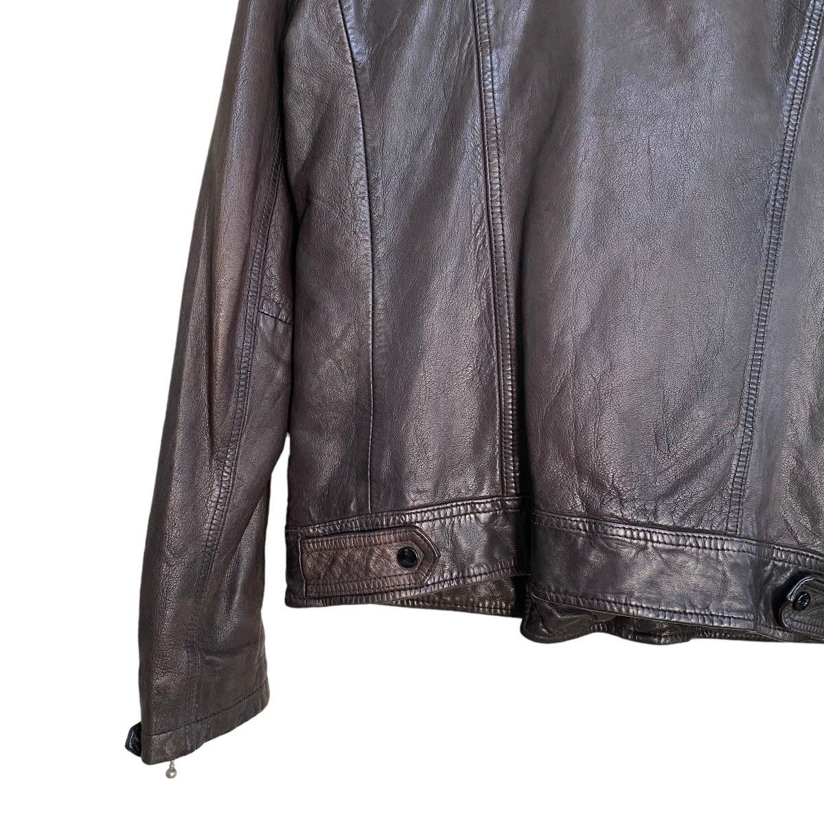 Allsaints Allsaint Leather Jacket Oxblood Conroy Size US XS / EU 42 / 0 - 9 Thumbnail