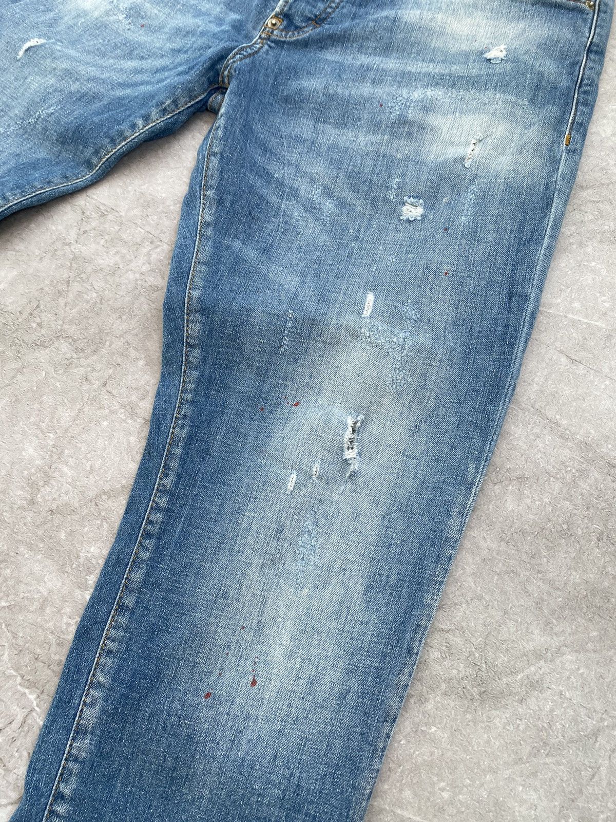 Dsquared2 Dsquared2 Jeans Distressed Slim Jean Paint Splatter Italy Size US 32 / EU 48 - 15 Thumbnail