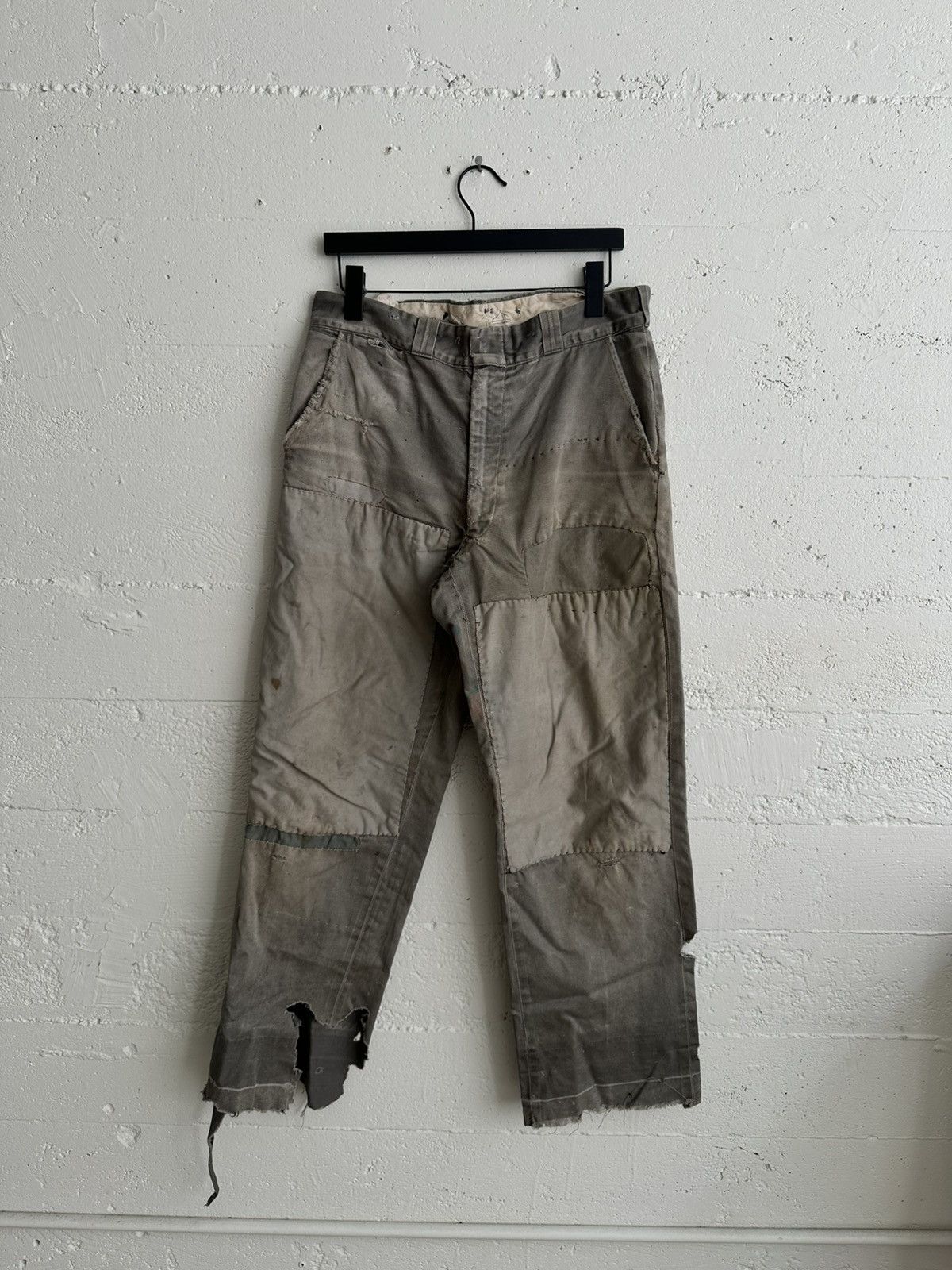Vintage Big Smith Thrashed and repaired 1950’s Work Pants