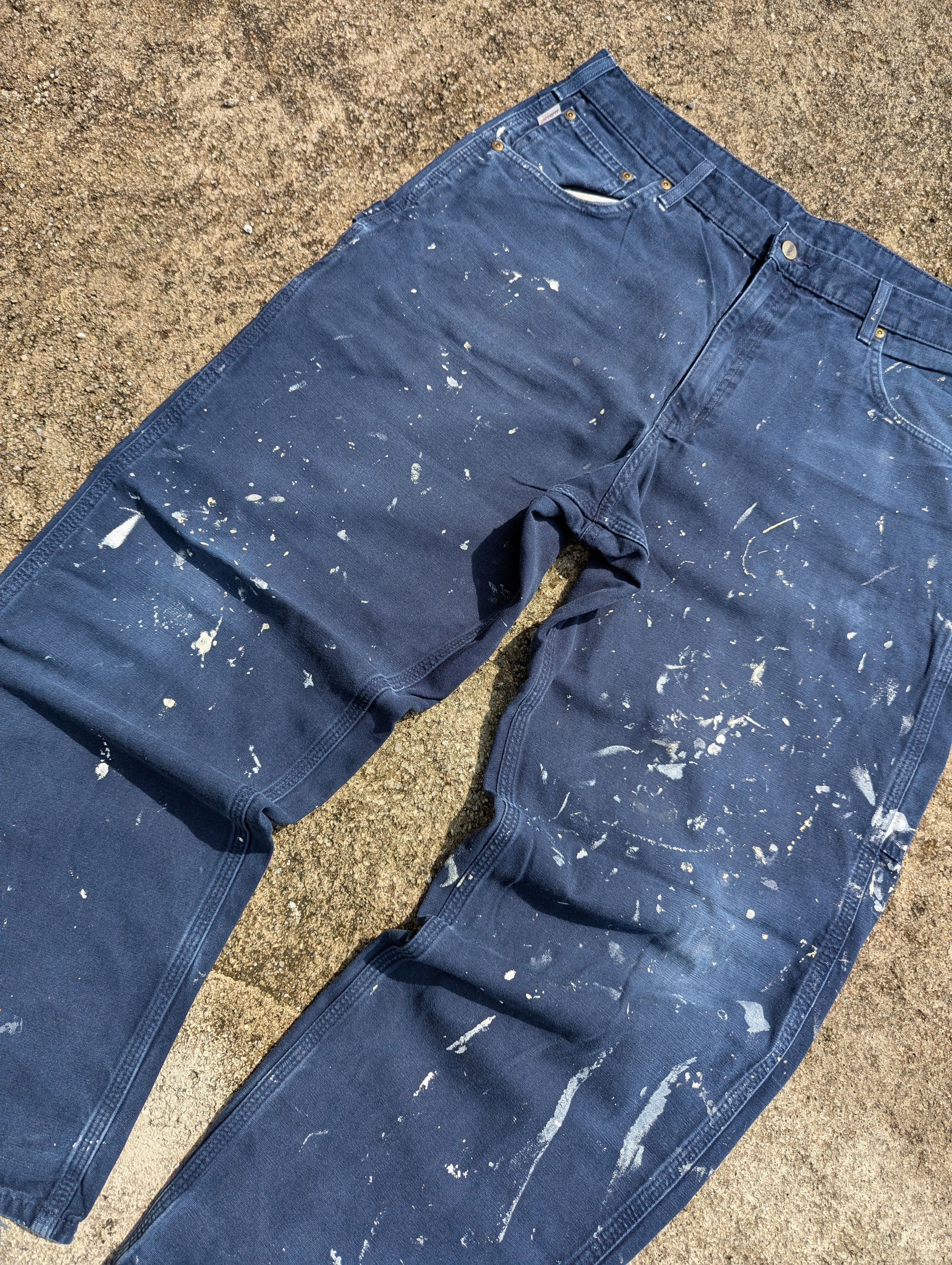 Carhartt Vintage Carhartt Carpenter Pants Distressed paint splatter Size US 36 / EU 52 - 2 Thumbnail