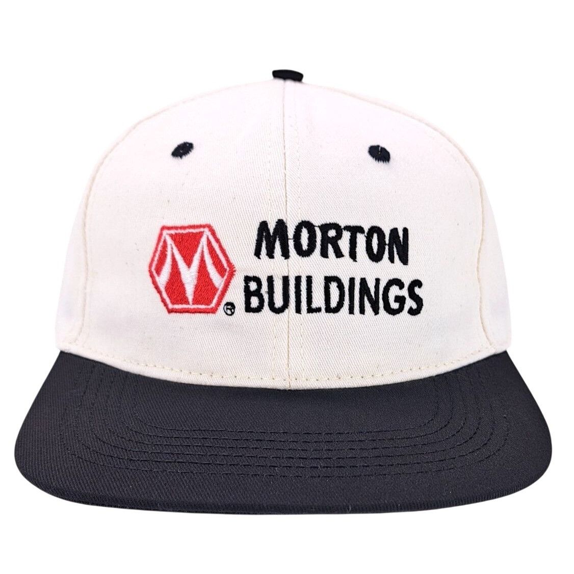 Vintage Vintage Morton Building Hat Embroidered Logo Adjustable Cap Size ONE SIZE - 1 Thumbnail