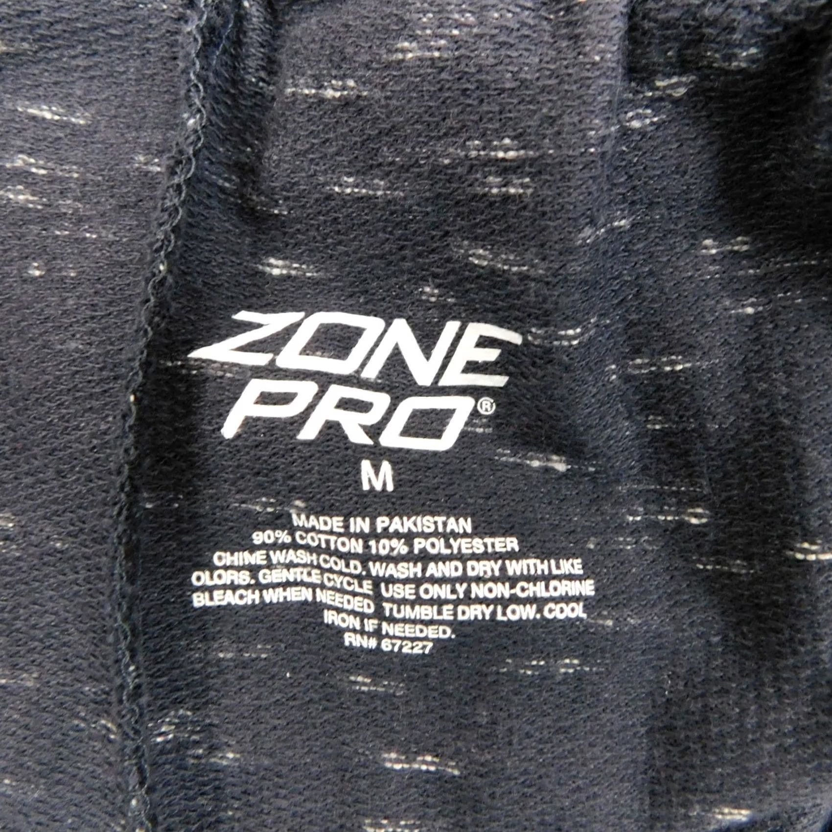 Vintage Zone Pro Men's Elastic Waist Knit Athletic Shorts Navy, Medium #937 Size US 31 - 2 Thumbnail