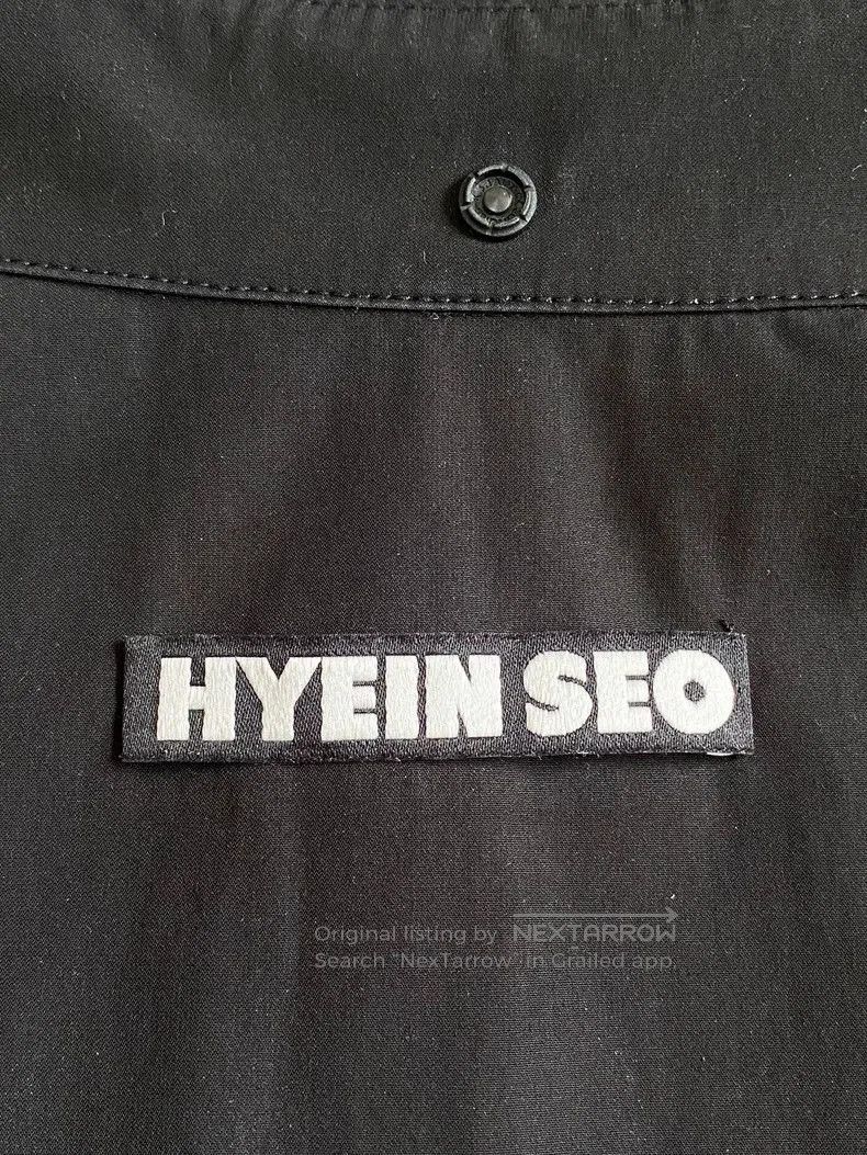 Hyein Seo Black Pocket Shirt with Concealed Buttons. Size US M / EU 48-50 / 2 - 5 Thumbnail
