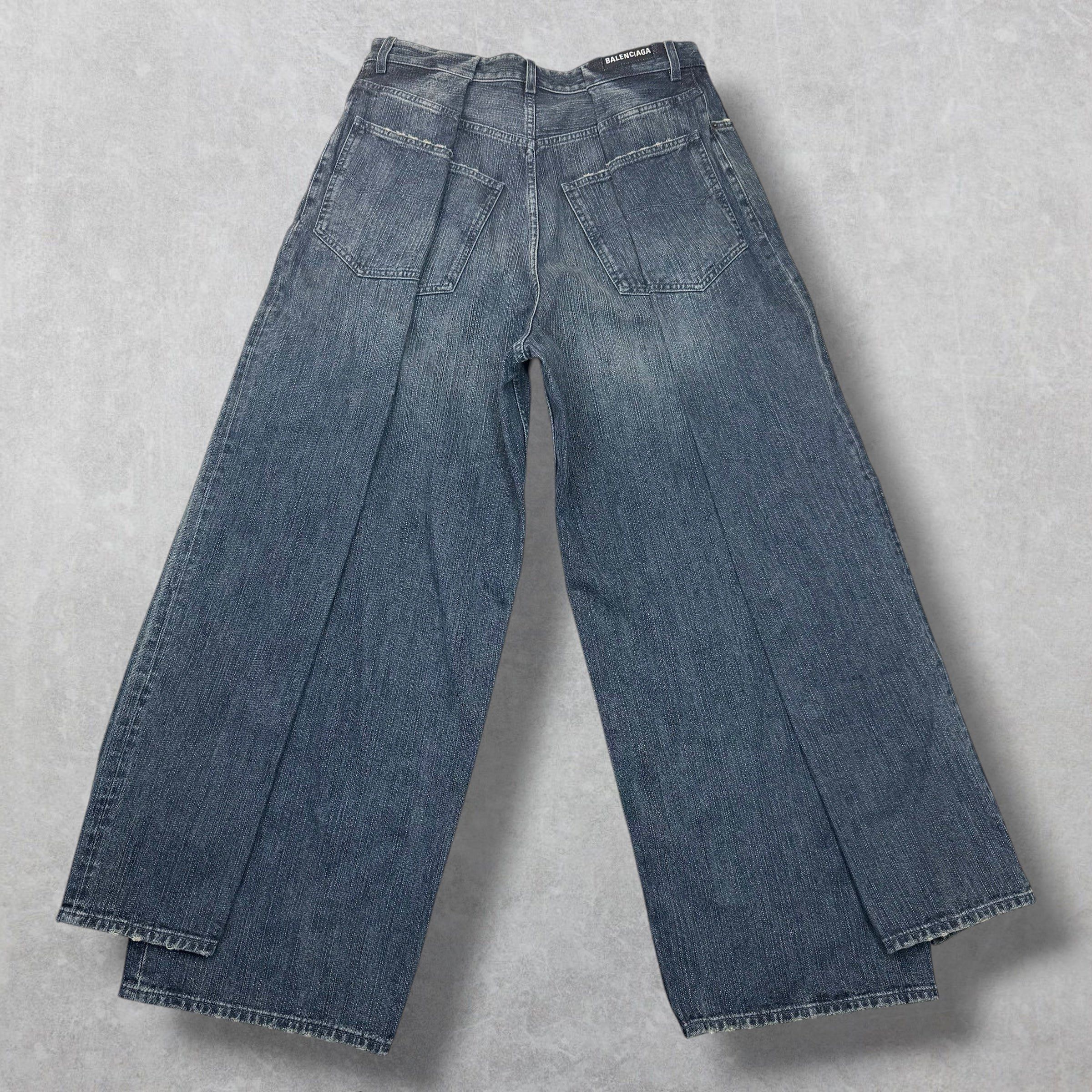 Balenciaga Balenciaga Double Side Indigo Jeans S (32) Size US 32 / EU 48 - 2 Thumbnail
