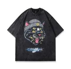 Other 90s Design Eyes Oversized Printed Vintage T Shirt Size US M / EU 48-50 / 2 - 6 Thumbnail