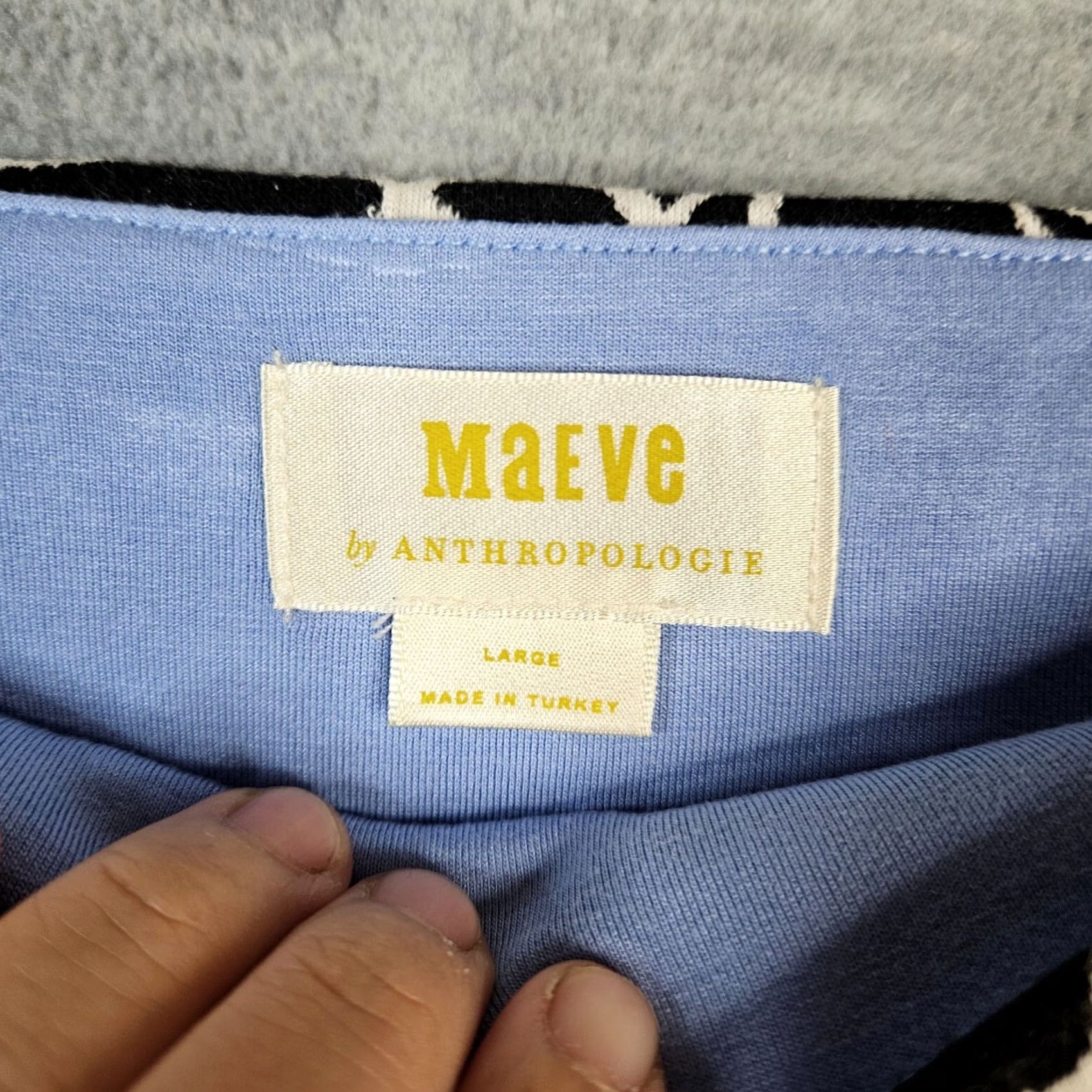 Anthropologie Maeve Anthropologie Women's Skirt L Knee Length Floral Lined Cotton Polyester Viscose White Ballad Colorful 90s? Size 36" / US 14 / IT 50 - 3 Thumbnail