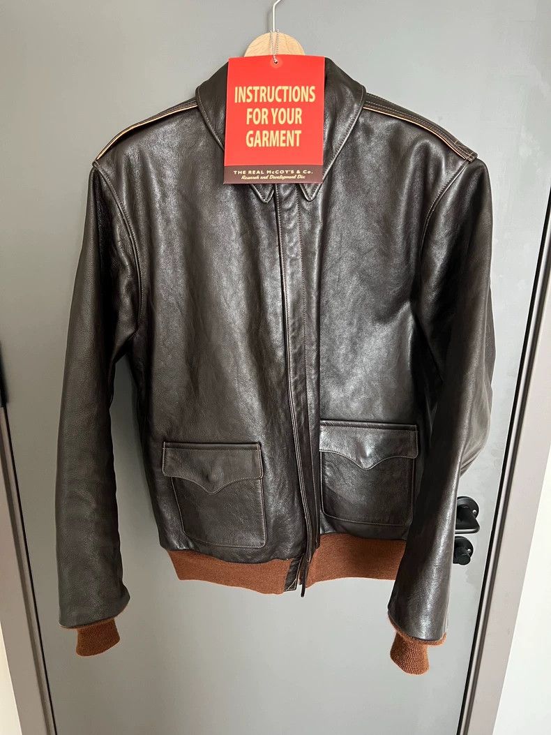 The Real McCoy's The REAL McCOY'S A2 Leather Flight Jacket -dmc Size US XXL / EU 58 / 5 - 1 Thumbnail