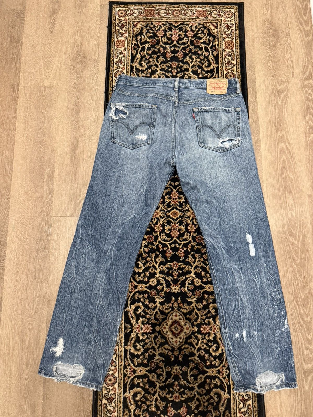 Levi's Vintage Levi’s distressed acid wash jeans Size US 36 / EU 52 - 7 Thumbnail