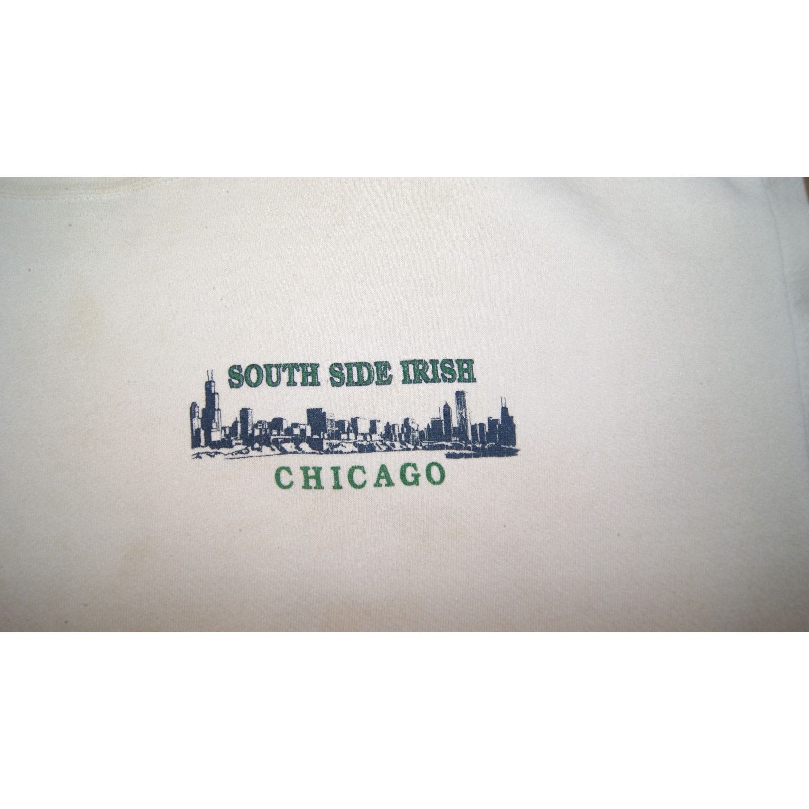 Vintage VTG 80s South Side Irish Chicago 2XL Sweatshirt Lyrics Black Size US XXL / EU 58 / 5 - 7 Thumbnail