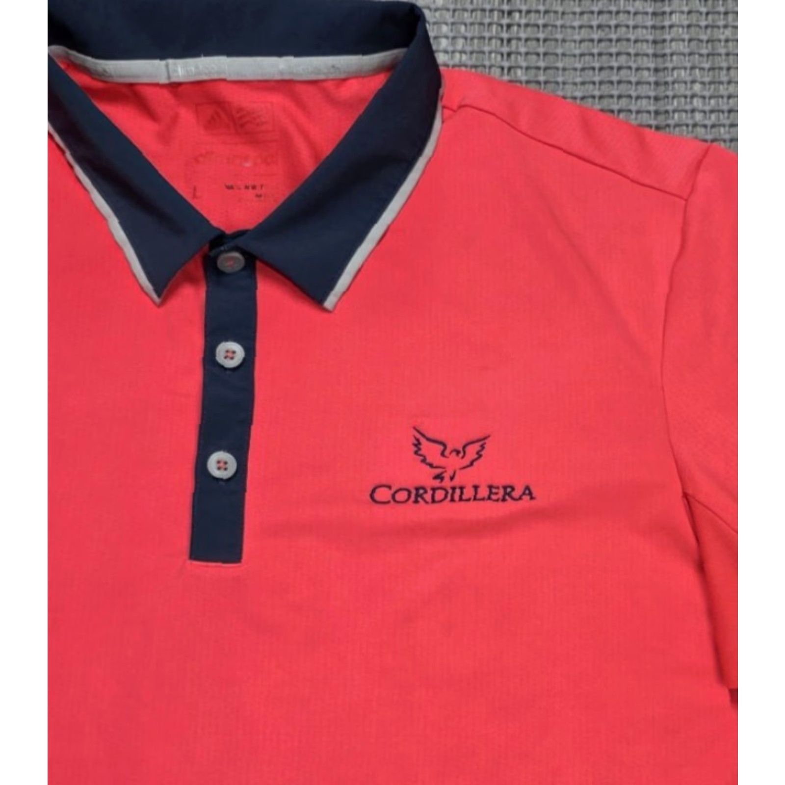 Adidas Adidas Climacool Golf Polo Shirt Mens L Pink Short Sleeve Cordillera Size US L / EU 52-54 / 3 - 3 Thumbnail