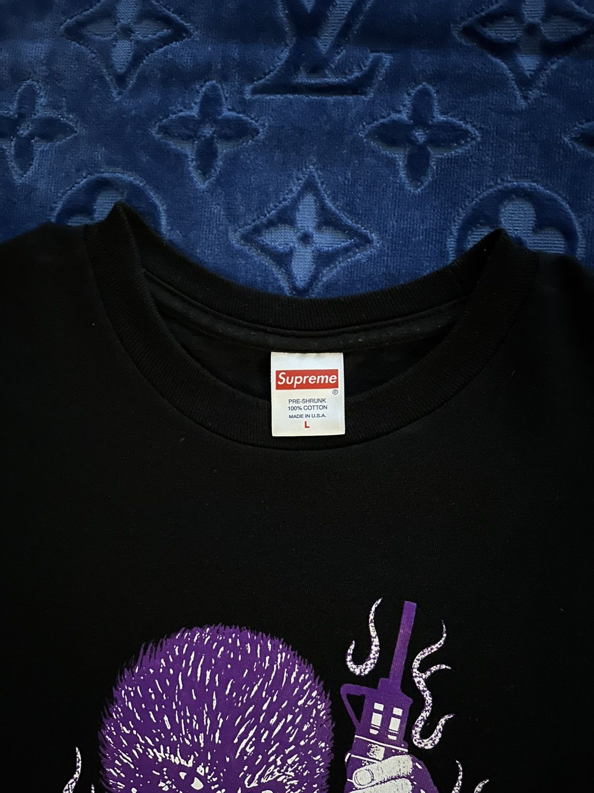Supreme Supreme Purple Gunman Tee Size US L / EU 52-54 / 3 - 2 Thumbnail