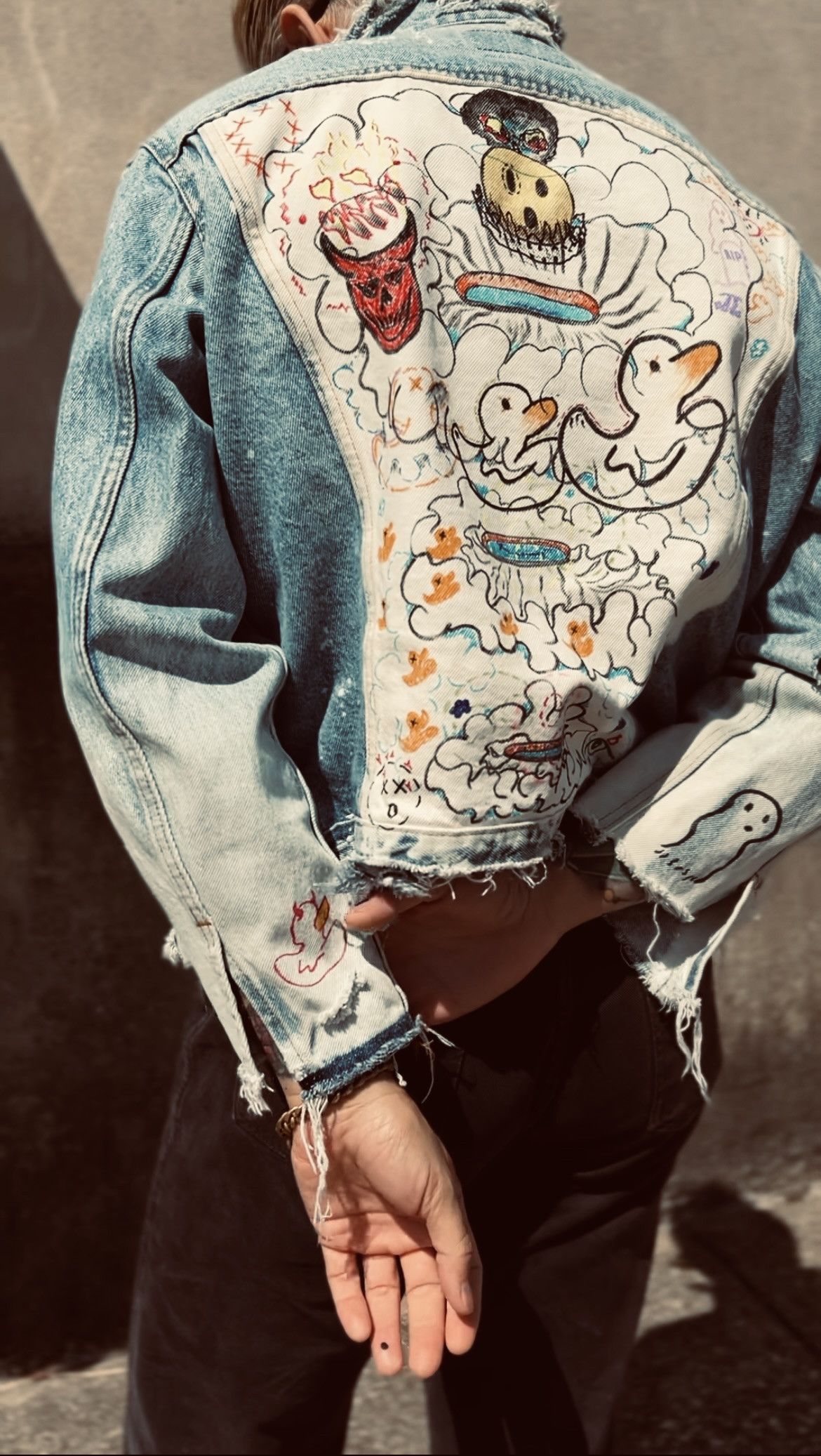 Levi's Vintage Clothing Vintage Levi's jacket with custom artwork by @Highof69 Size US M / EU 48-50 / 2 - 2 Thumbnail