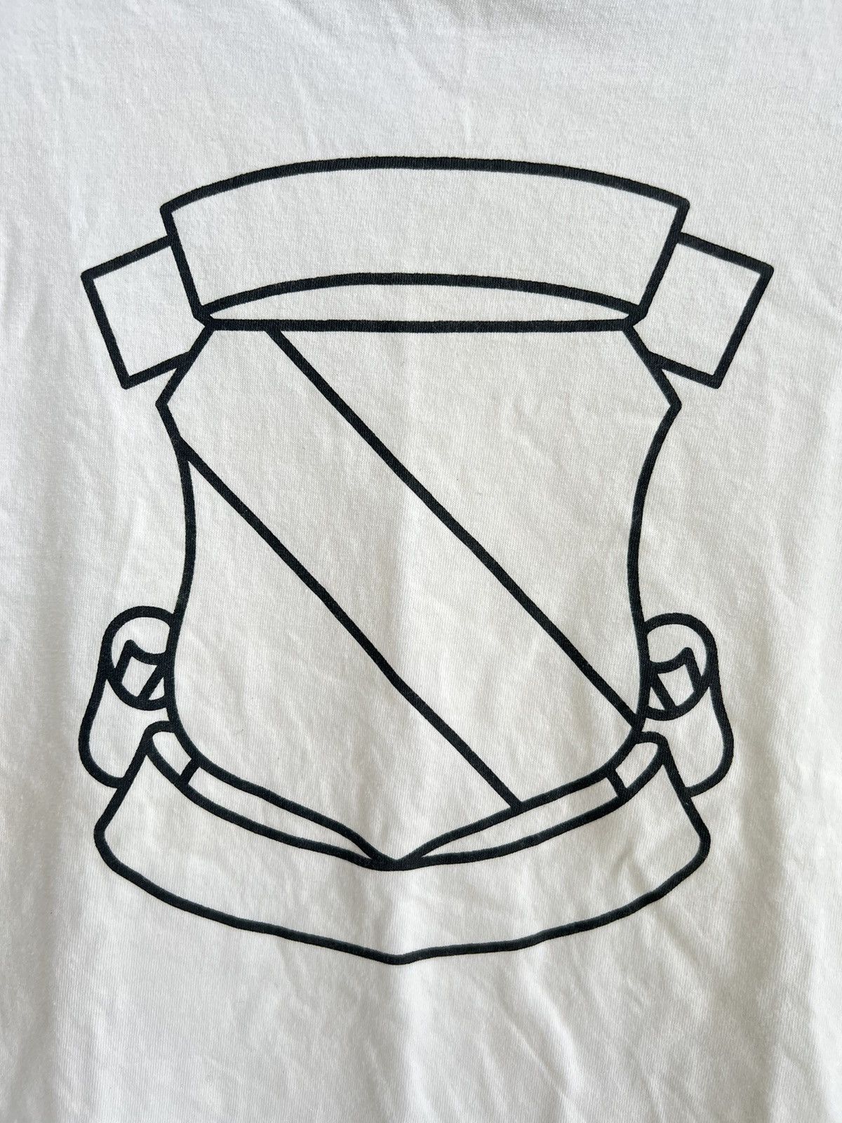 Number (N)ine SS01 Number Nine Miyashita Shield Emblem White Shirt Size US M / EU 48-50 / 2 - 6 Thumbnail