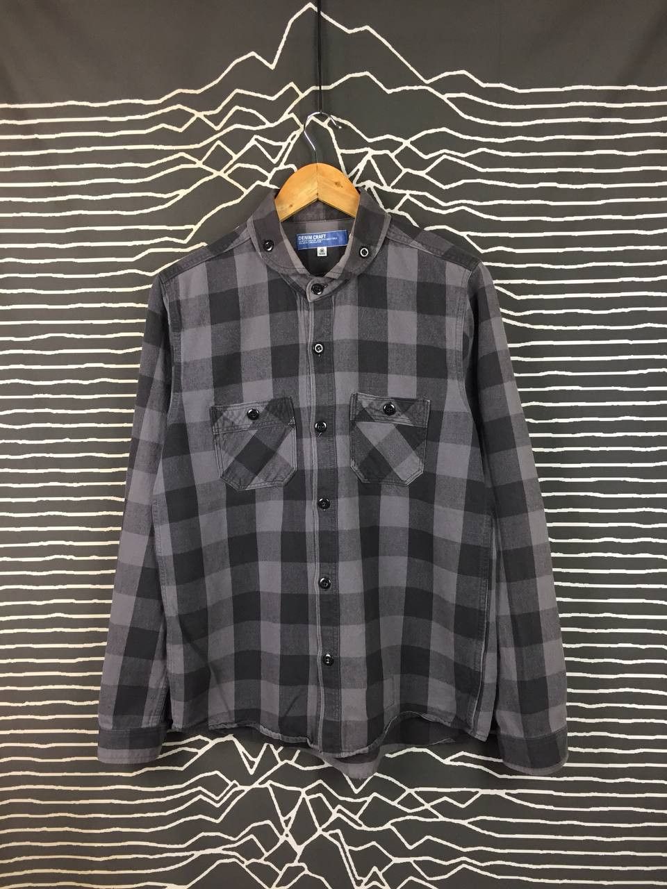 Big John Vtg Big John Denim Craft Heavy Flannel Buffalo Plaid Shirt Size US M / EU 48-50 / 2 - 2 Thumbnail