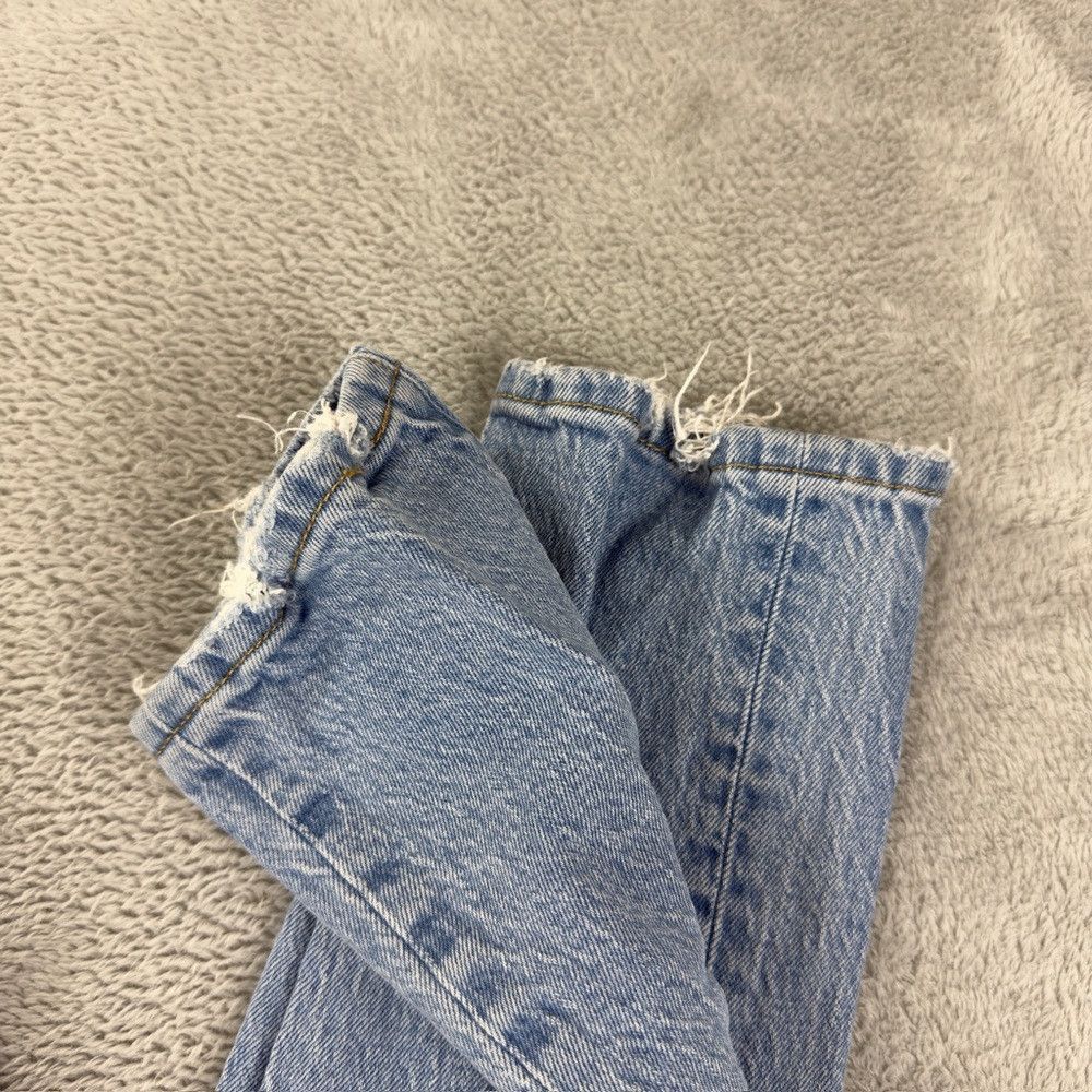 Levi's Levi's 501 Light Blue Denim Distresses Jeans Women's Size 2 Size 26" / US 2 / IT 38 - 3 Thumbnail
