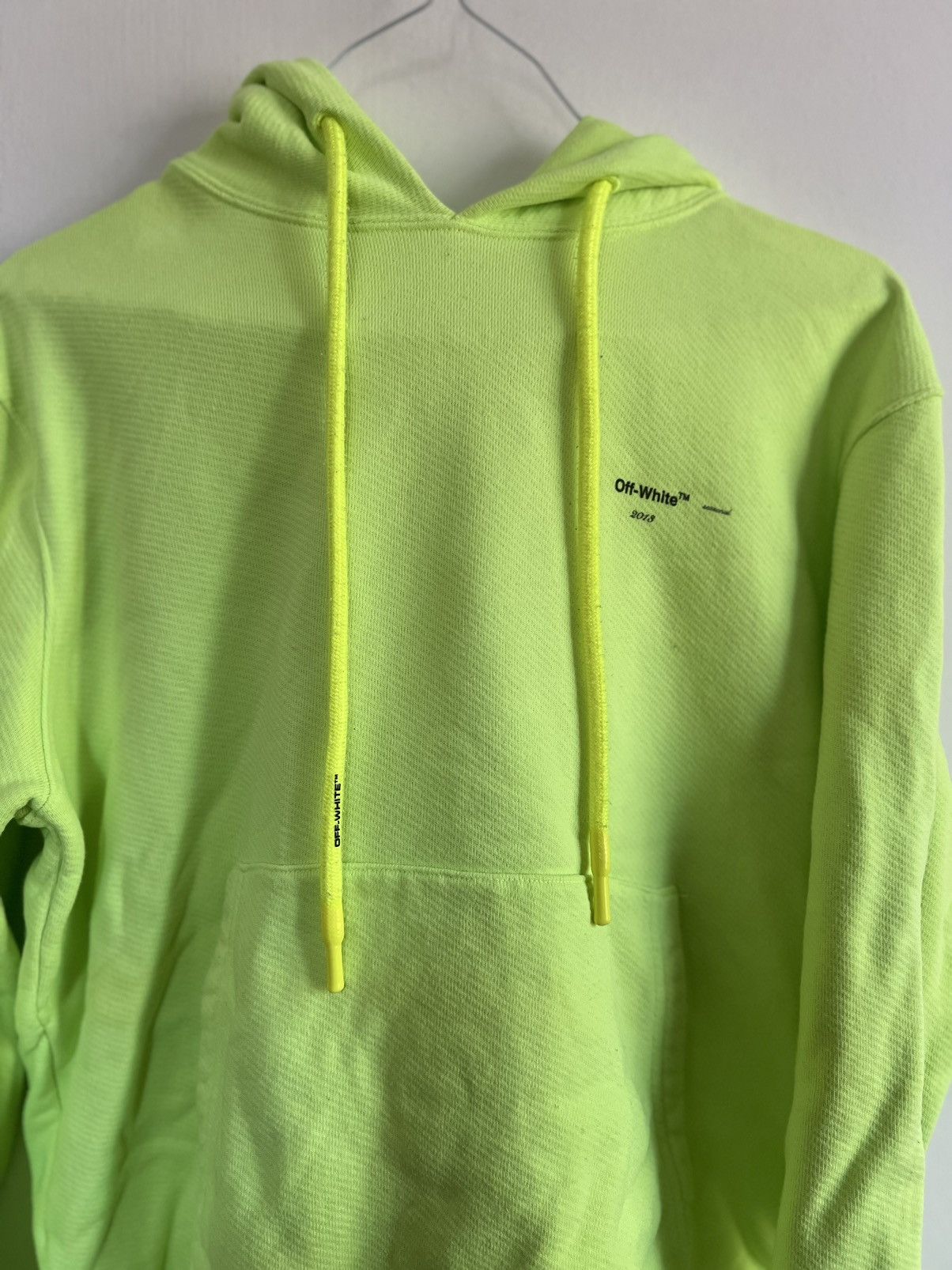 Off-White Off white yellow logo Hoodie Size US M / EU 48-50 / 2 - 5 Thumbnail