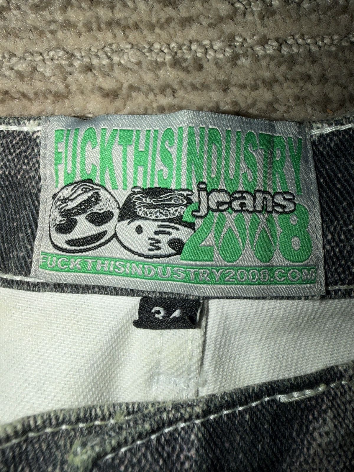 Punk and Yo FTI 2008 grey emoji pants Size US 34 / EU 50 - 3 Thumbnail