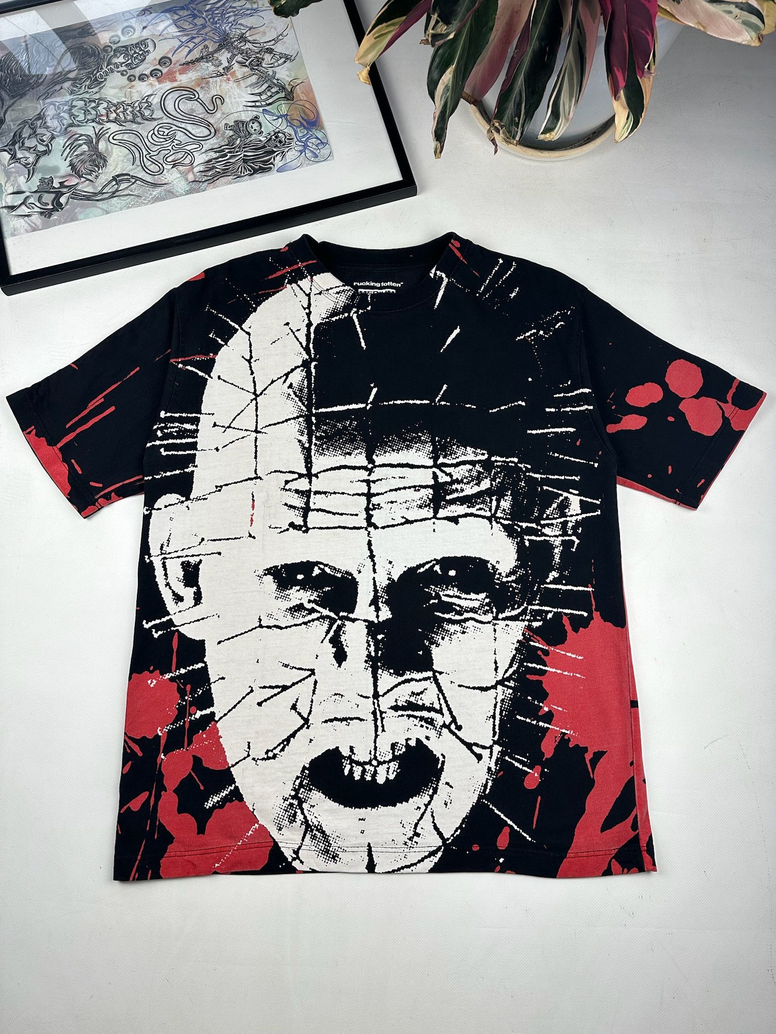Vintage Hellraiser aop tShirt movie tee all over print Size US M / EU 48-50 / 2 - 1 Thumbnail