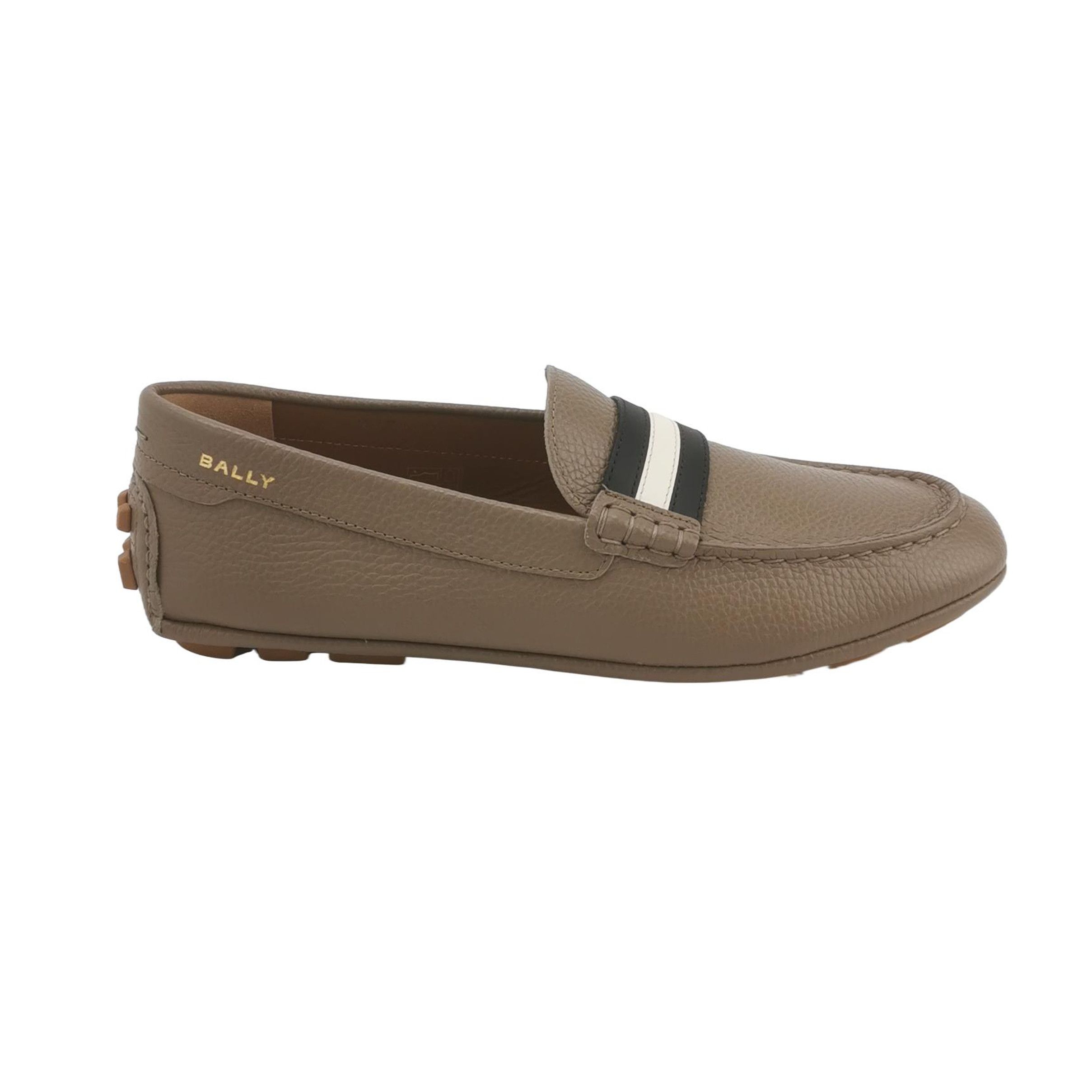 Bally Bally Striped Leather Driver Loafers Size 40.5 Size US 7 / EU 40 - 1 Thumbnail