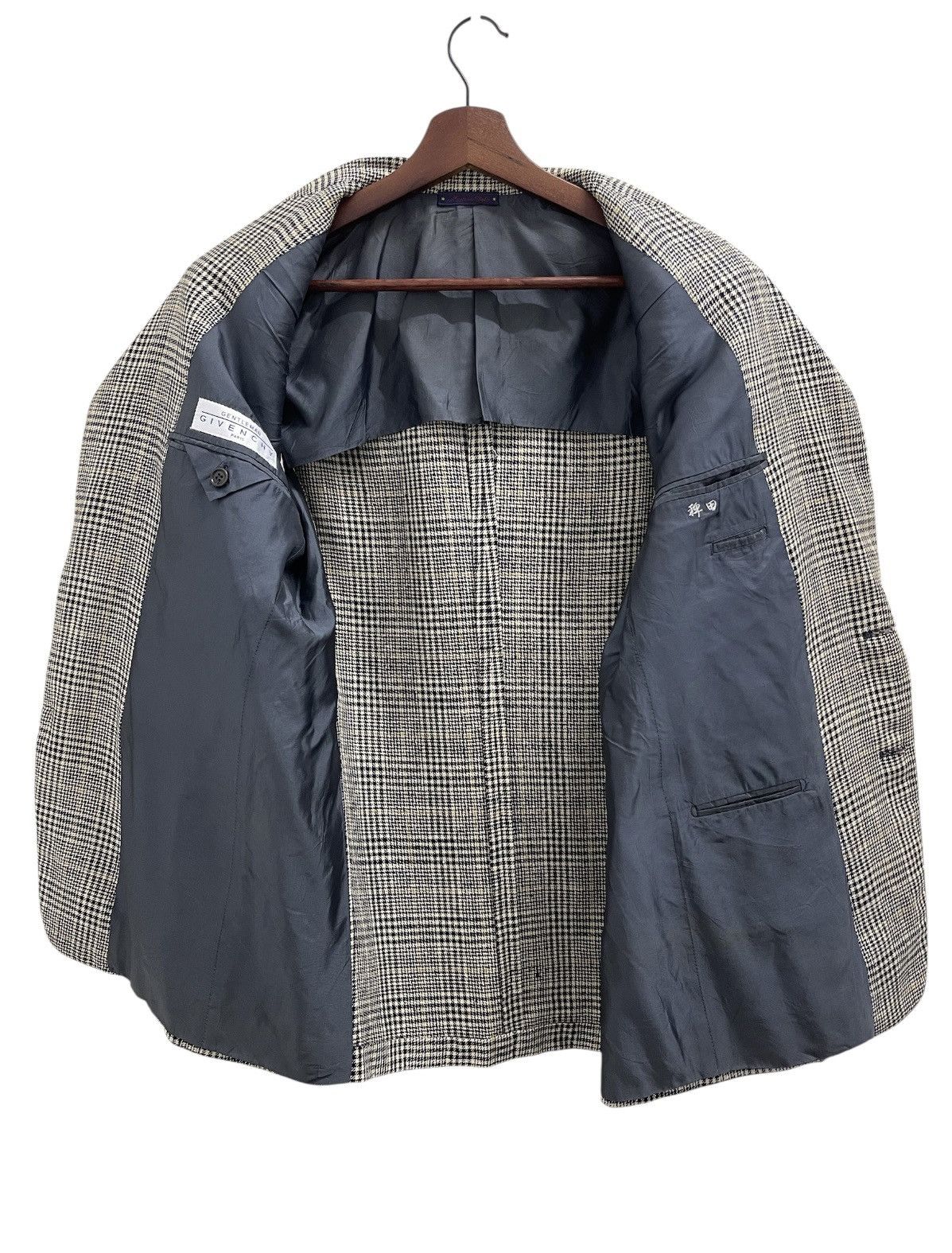 Givenchy Givenchy Gentleman Checkered Blazer Size 42R - 9 Thumbnail