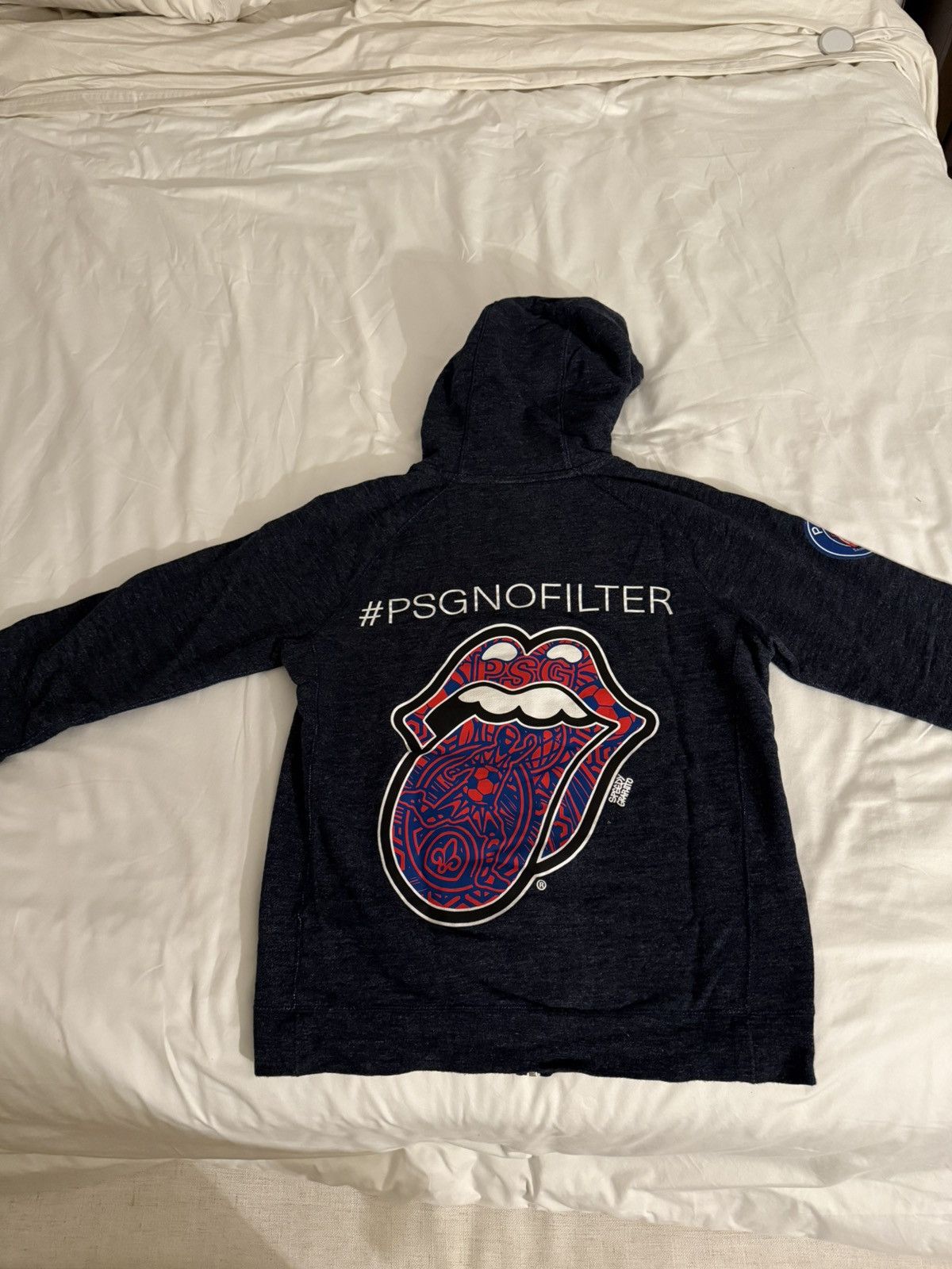 Nike Nike PSG x Rolling Stones Hoodie Size US S / EU 44-46 / 1 - 1 Thumbnail