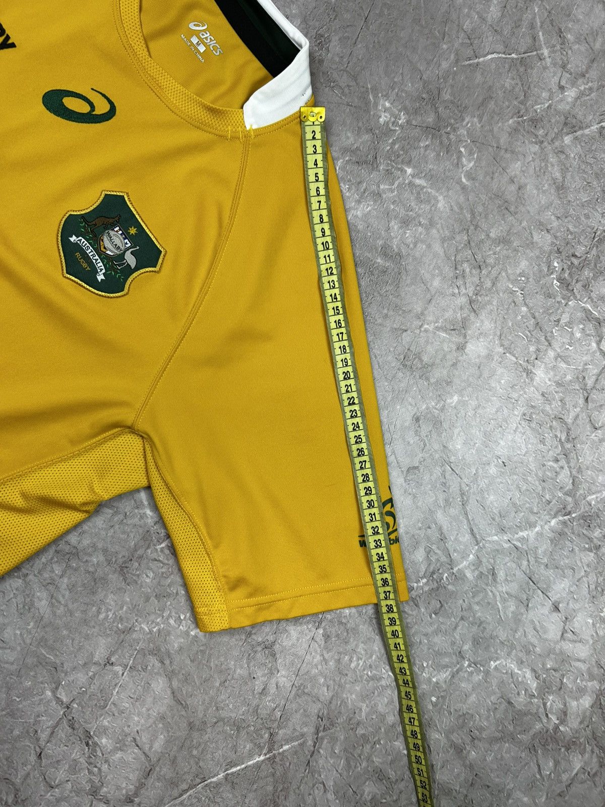 Asics ASICS AUSTRALIA WALLABY WORLD CUP 2015 RUGBY JERSEY RARE Y2K Size US M / EU 48-50 / 2 - 11 Thumbnail
