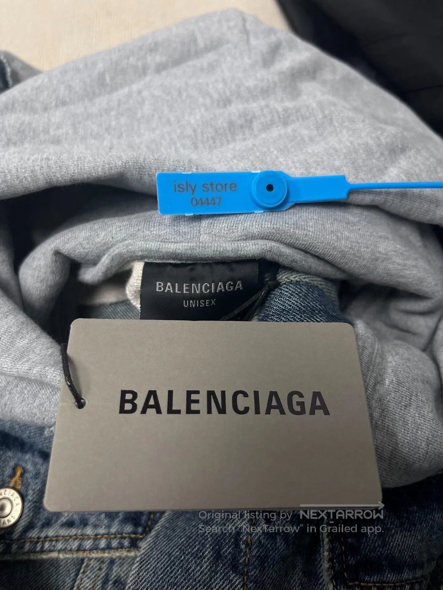 Balenciaga balenciaga hooded denim jacket for men. Size US M / EU 48-50 / 2 - 5 Thumbnail