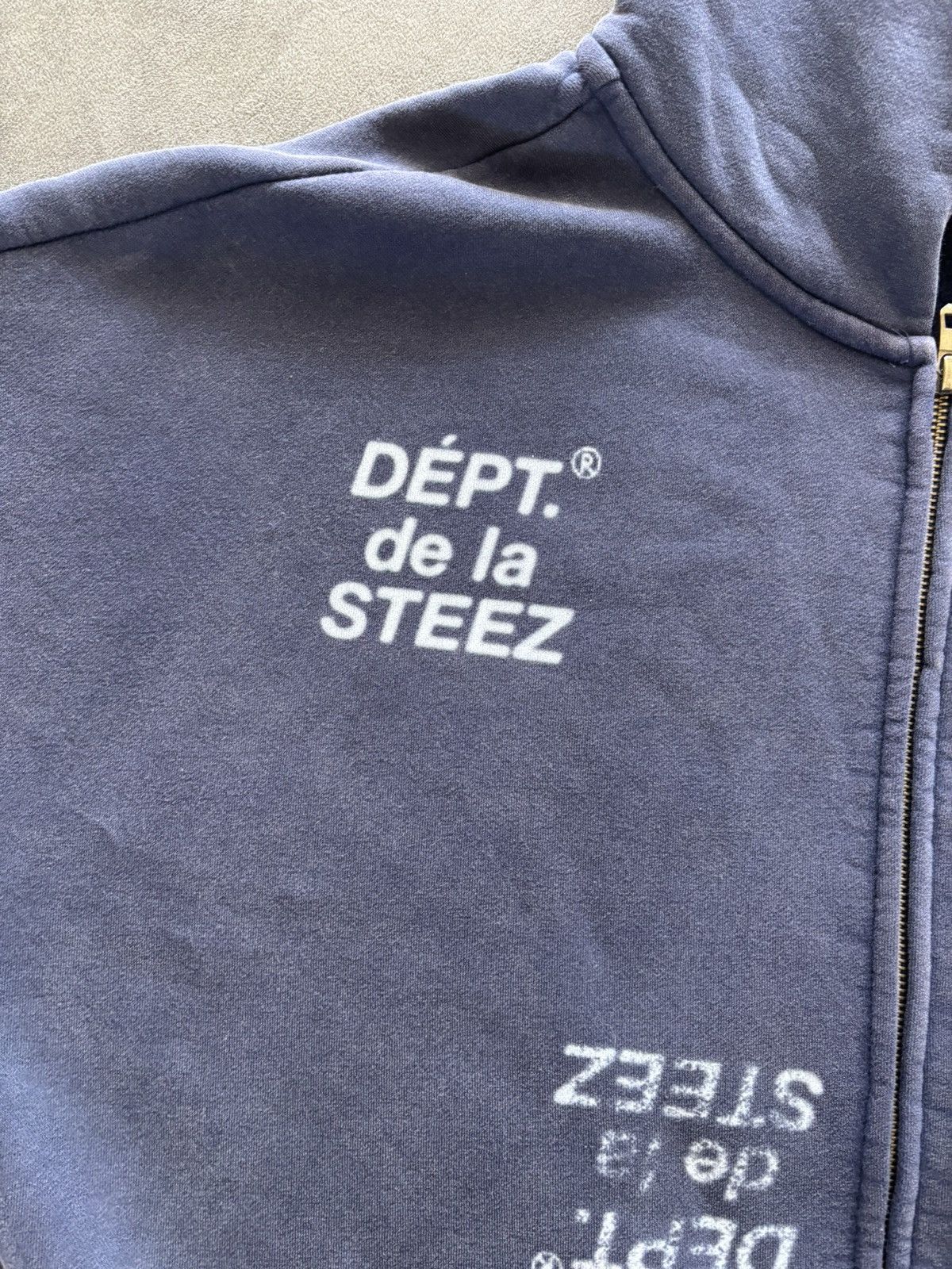 Blue Zip Up size (L)