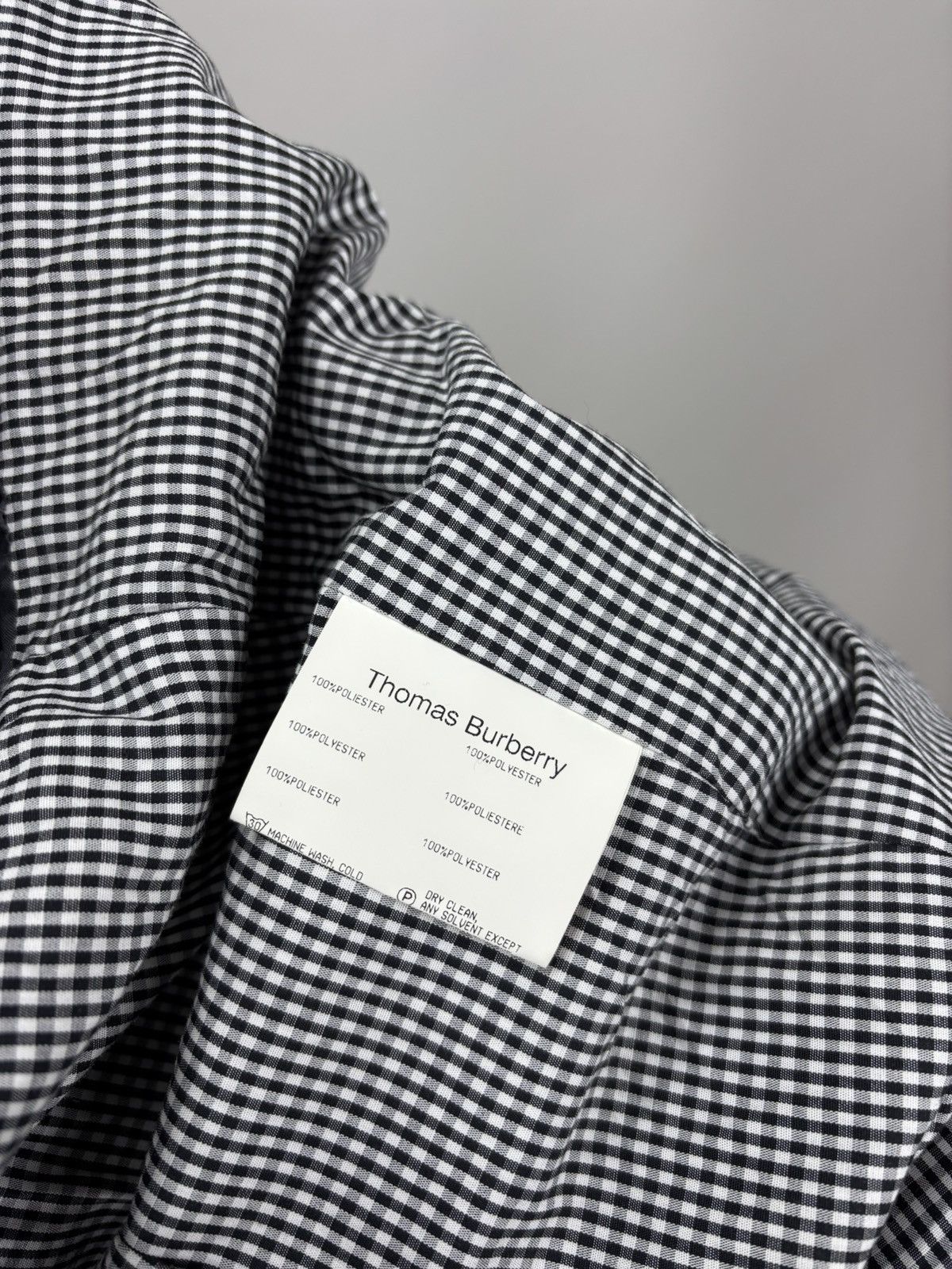 Burberry Mens jacket Thomas Burberry Size M/L Color Gray Size US L / EU 52-54 / 3 - 14 Thumbnail