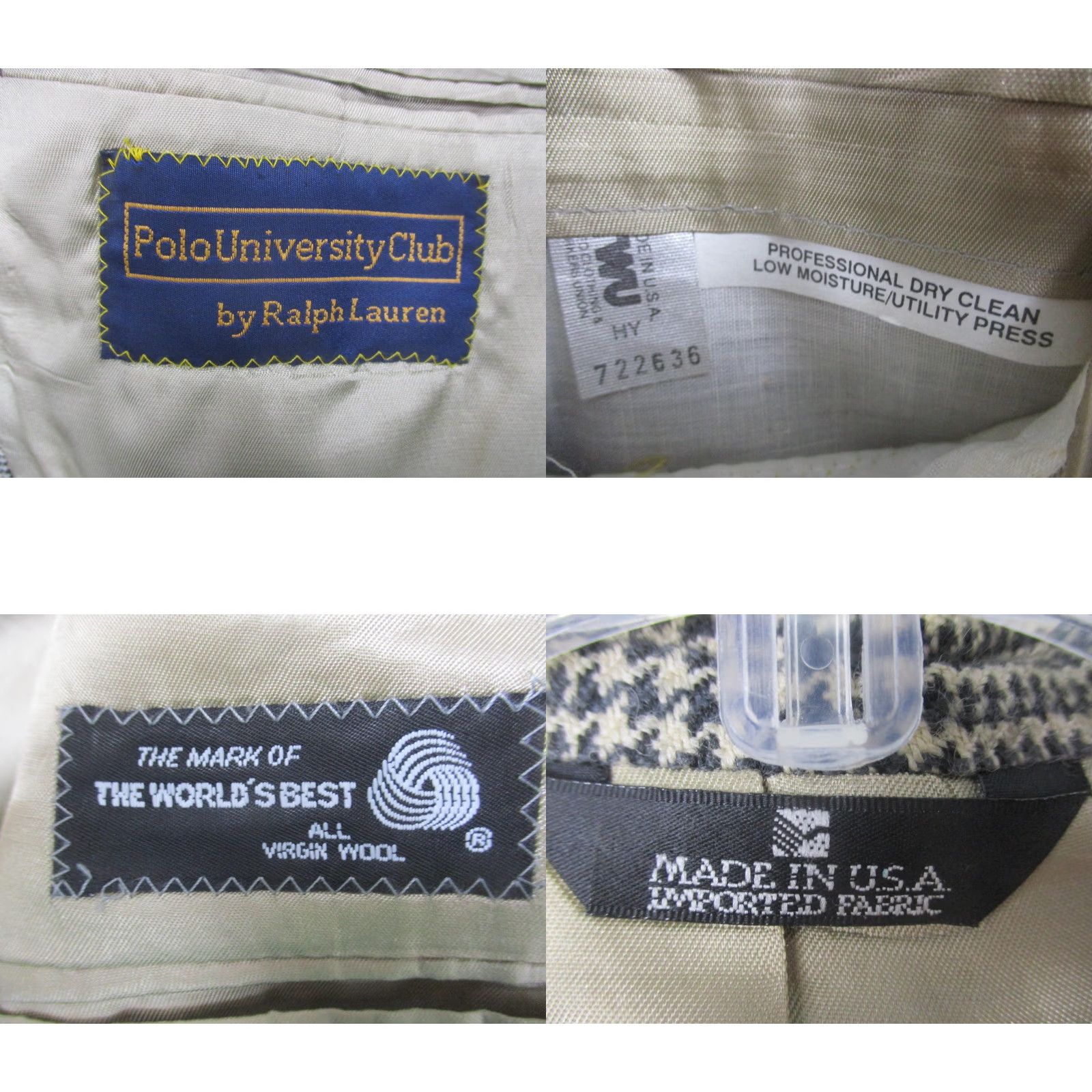 Ralph Lauren VINTAGE Ralph Lauren Polo University Club Sport Coat Mens Medium Plaid Wool Tweed Notch Lapel 2 Button Brown 80s USA Womens? Size US XXL / EU 58 / 5 - 8 Thumbnail