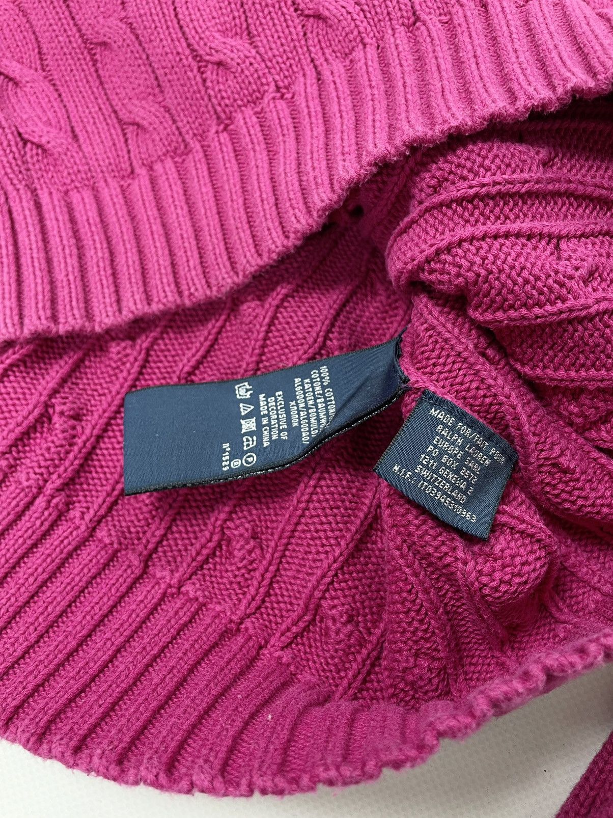 Polo Ralph Lauren Polo by Ralph Lauren ( Size L ) Vintage Pink Knit Sweater Size L / US 10 / IT 46 - 8 Thumbnail
