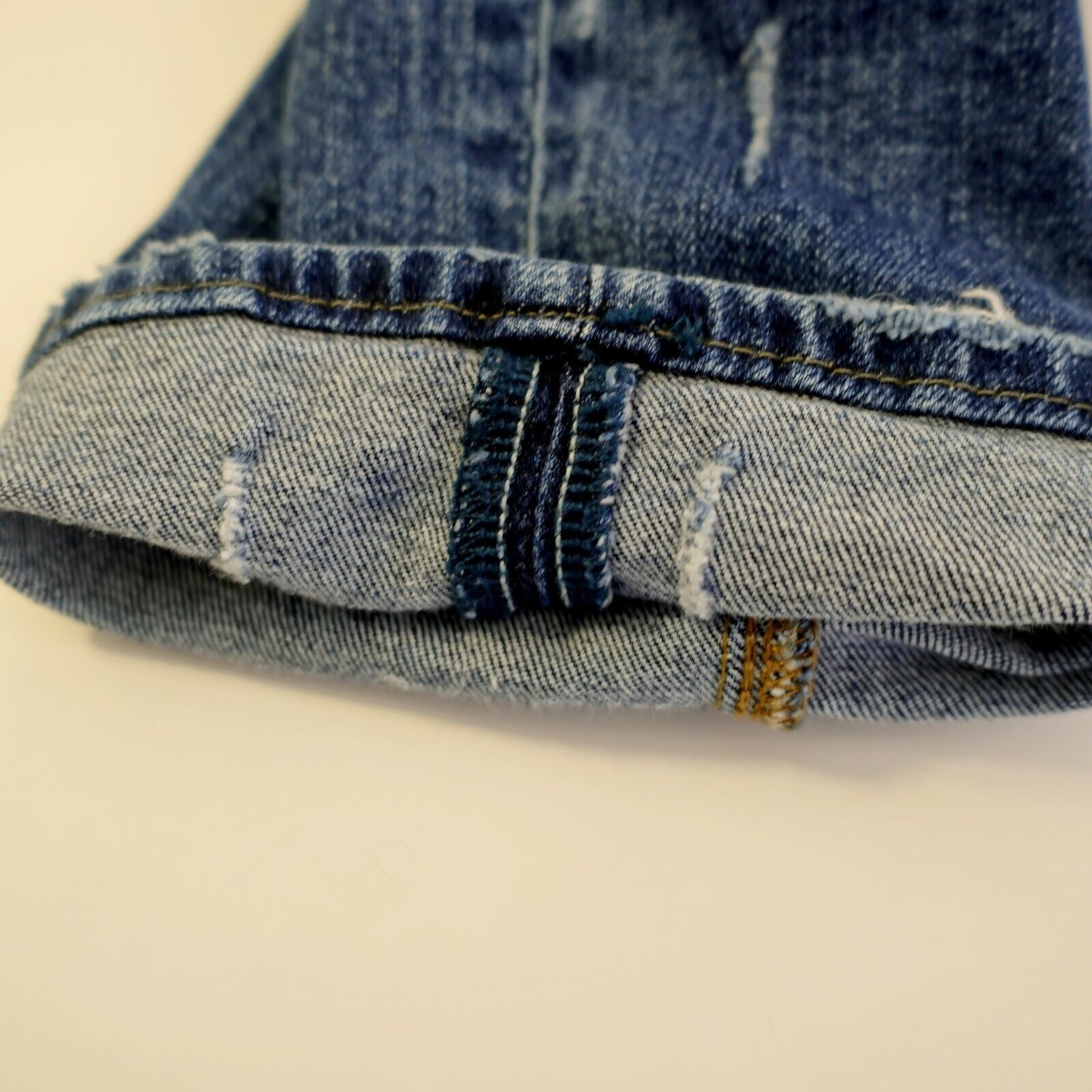Abercrombie & Fitch Abercrombie & Fitch Blue Stone Wash Whickering Denim Jeans L Size US 30 / EU 46 - 10 Thumbnail