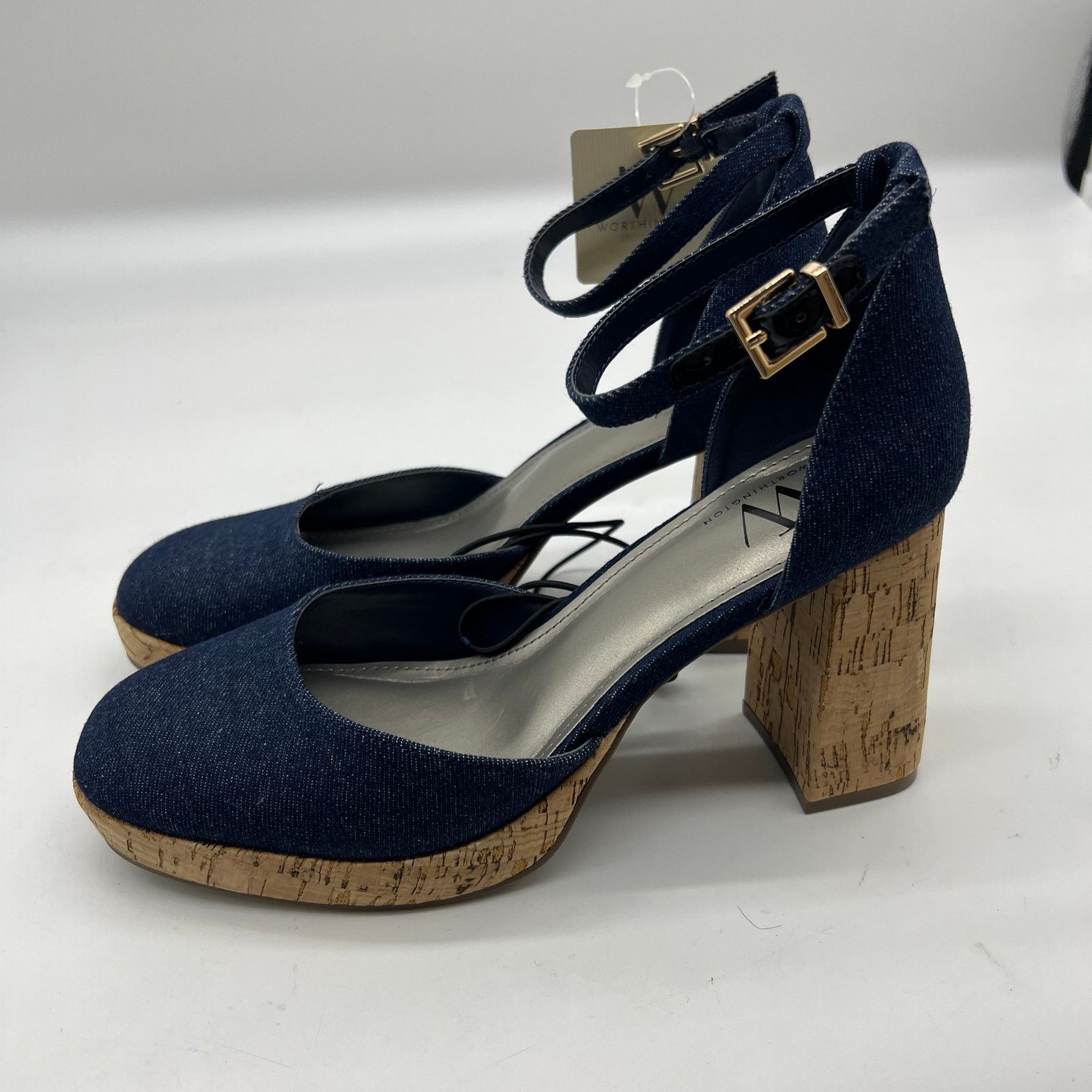 Other Worthington Womens Panama Block Heel Pumps 7.5 Size US 7.5 / IT 37.5 - 2 Thumbnail
