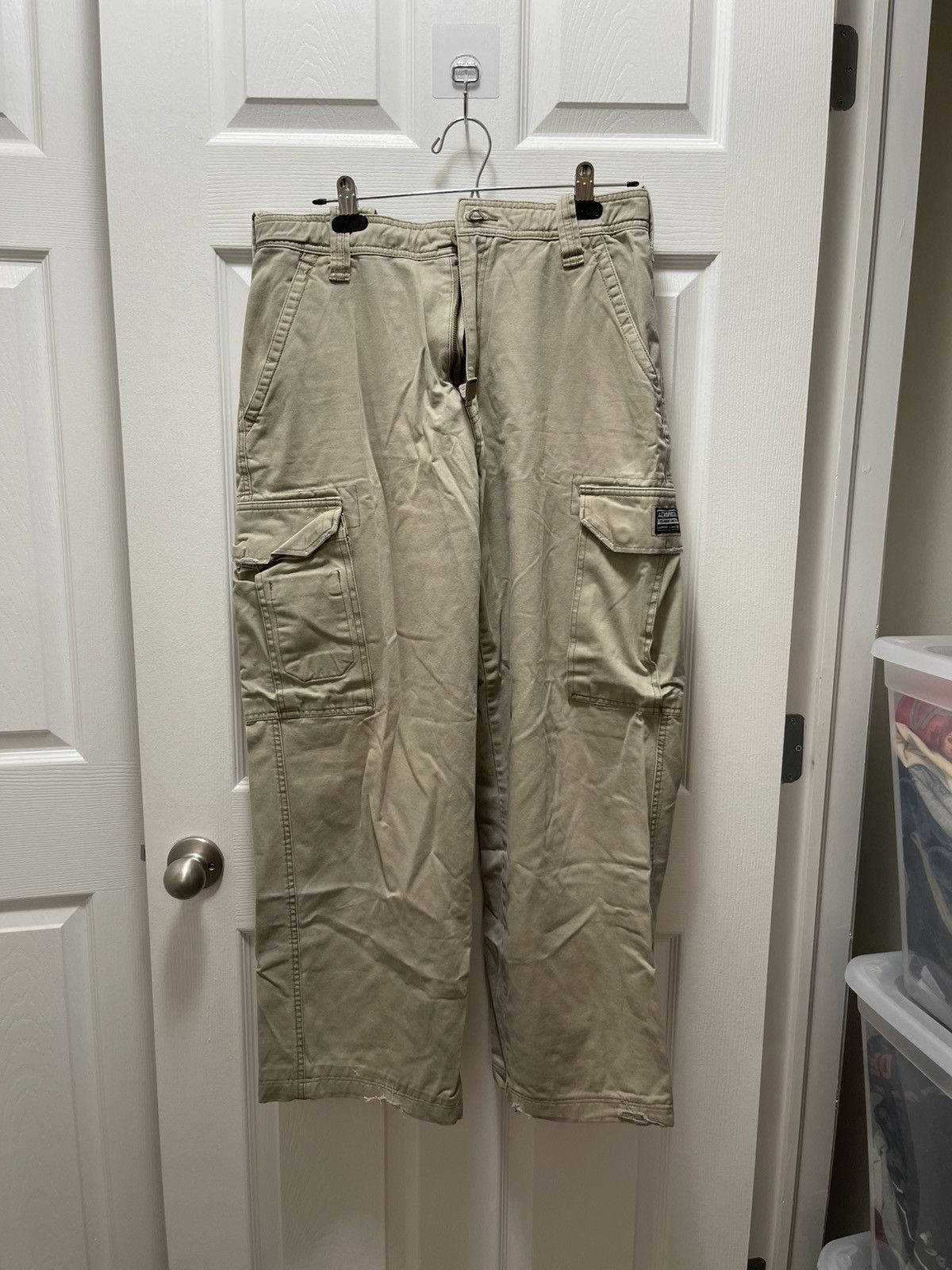 Aeropostale × Vintage Aeropostale Vintage Baggy Streetwear Cargo Pants Size US 34 / EU 50 - 1 Thumbnail
