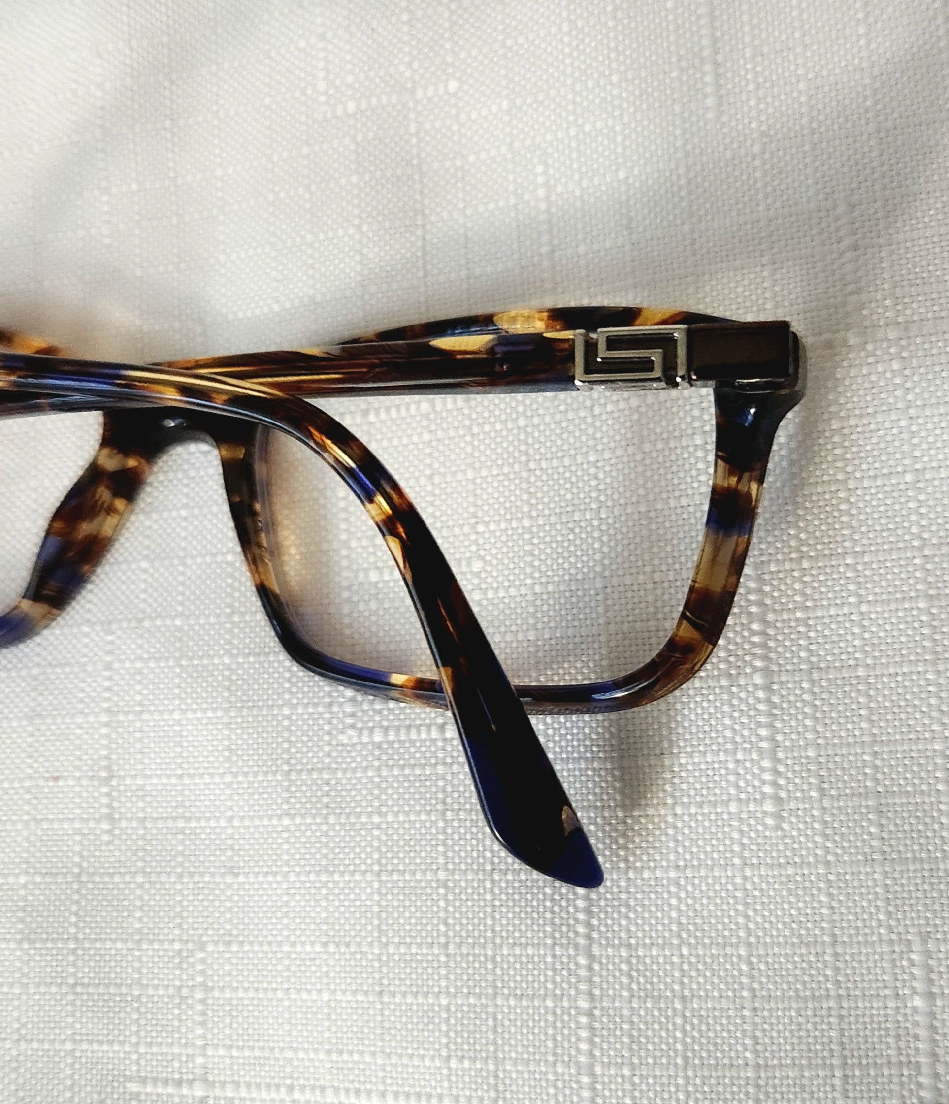 Designer × Versace Versace MOD. 3163 992 Brown Tortoise Eyeglasses Frames Size ONE SIZE - 8 Thumbnail