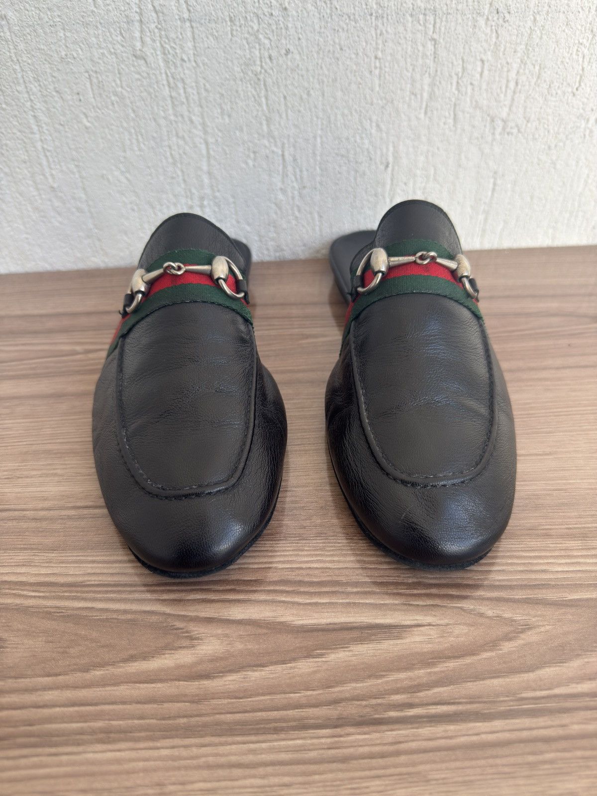 Gucci Princetown horsebit web Sandals Size US 8 / EU 41 - 4 Thumbnail